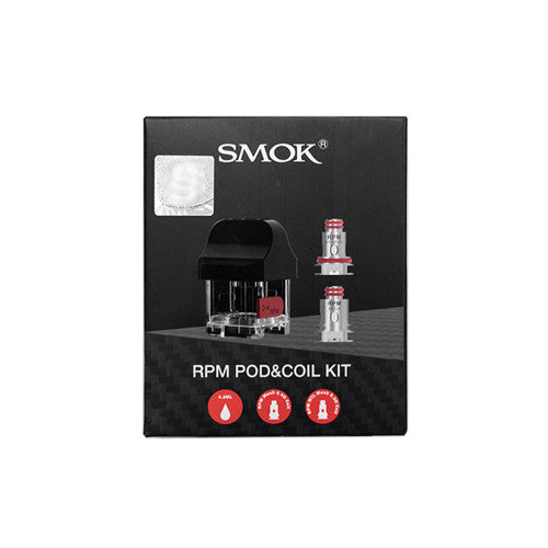 SMOK RPM 4.3ML Refillable Replacement Pod With 2 RPM Mesh Coils - Online Vape Shop | Alternative pods | Affordable Vapor Store | Vape Disposables