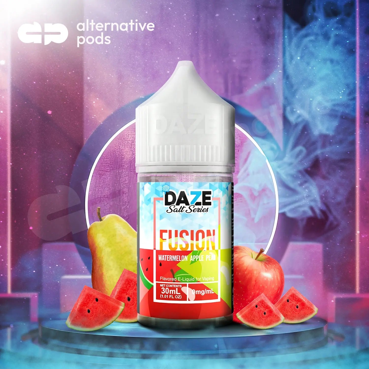 7 daze vape juice 7 Daze Fusion Salt Series Synthetic Nicotine E-Liquid 30ML-$12.99