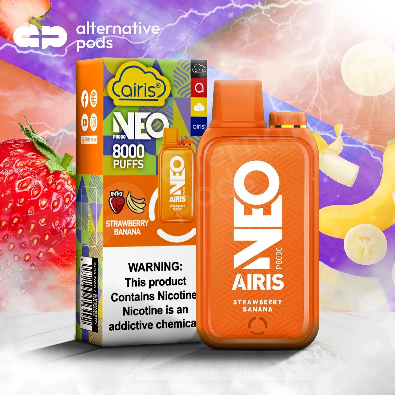 AIRIS NEO P8000 Disposable Vape-$15.99 AIRIS NEO P8000 Disposable Vape-$15.99