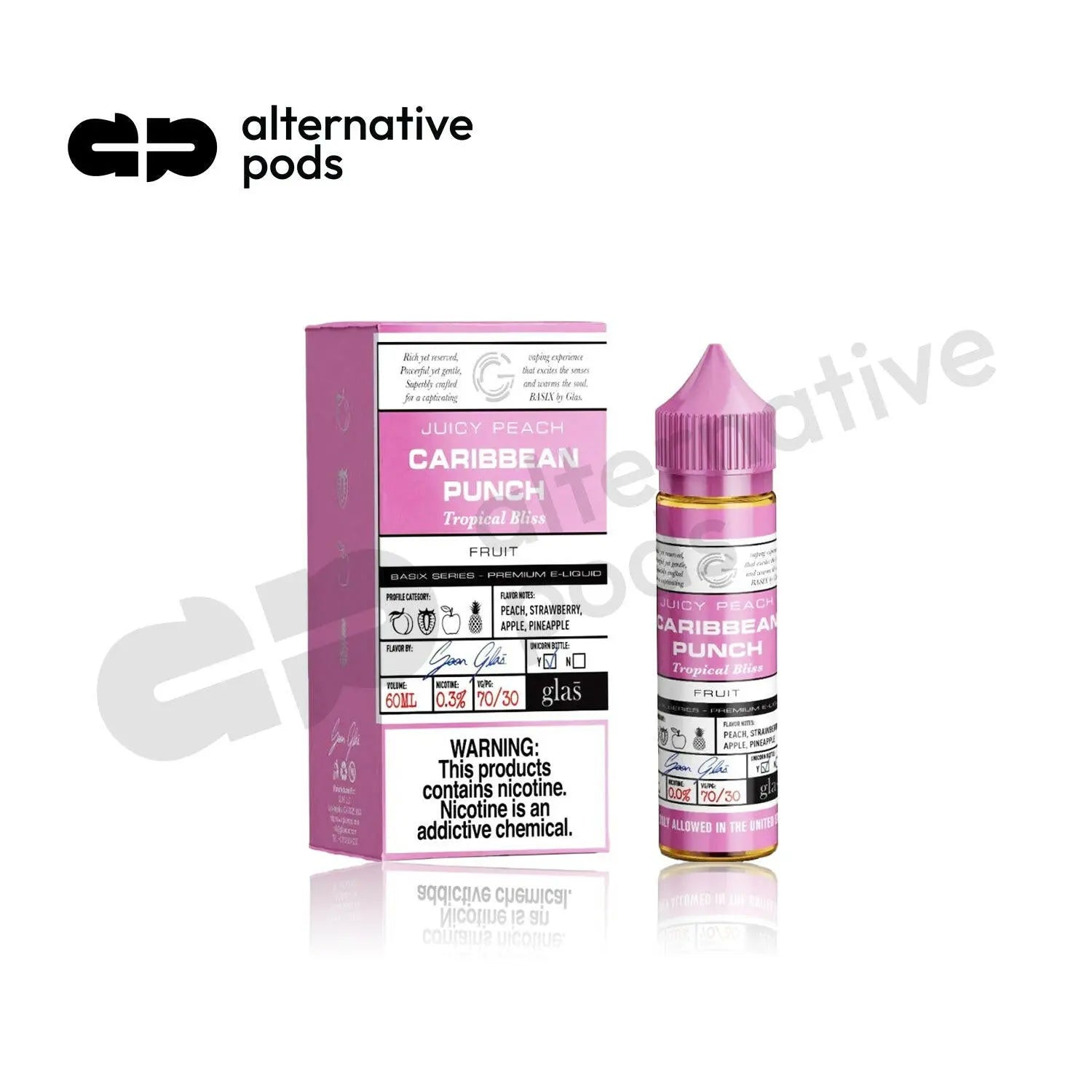 BSX Series By Glas E-Liquid 60ML - TFN - AlternaivePods BSX Series By Glas E-Liquid 60ML - TFN - AlternaivePods