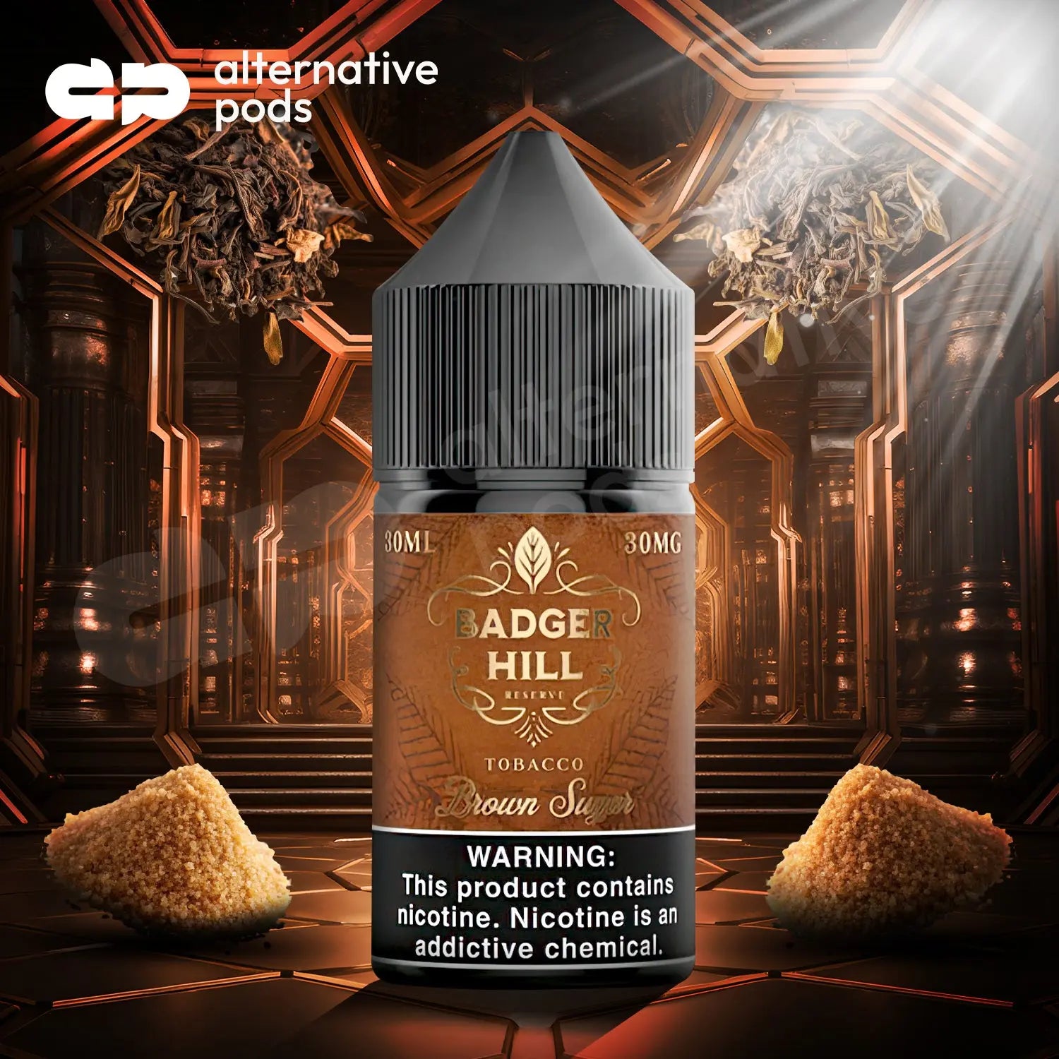 Badger Hill Reserve Synthetic Nicotine Salt E-Liquid 30ML Badger Hill Reserve Synthetic Nicotine Salt E-Liquid 30ML