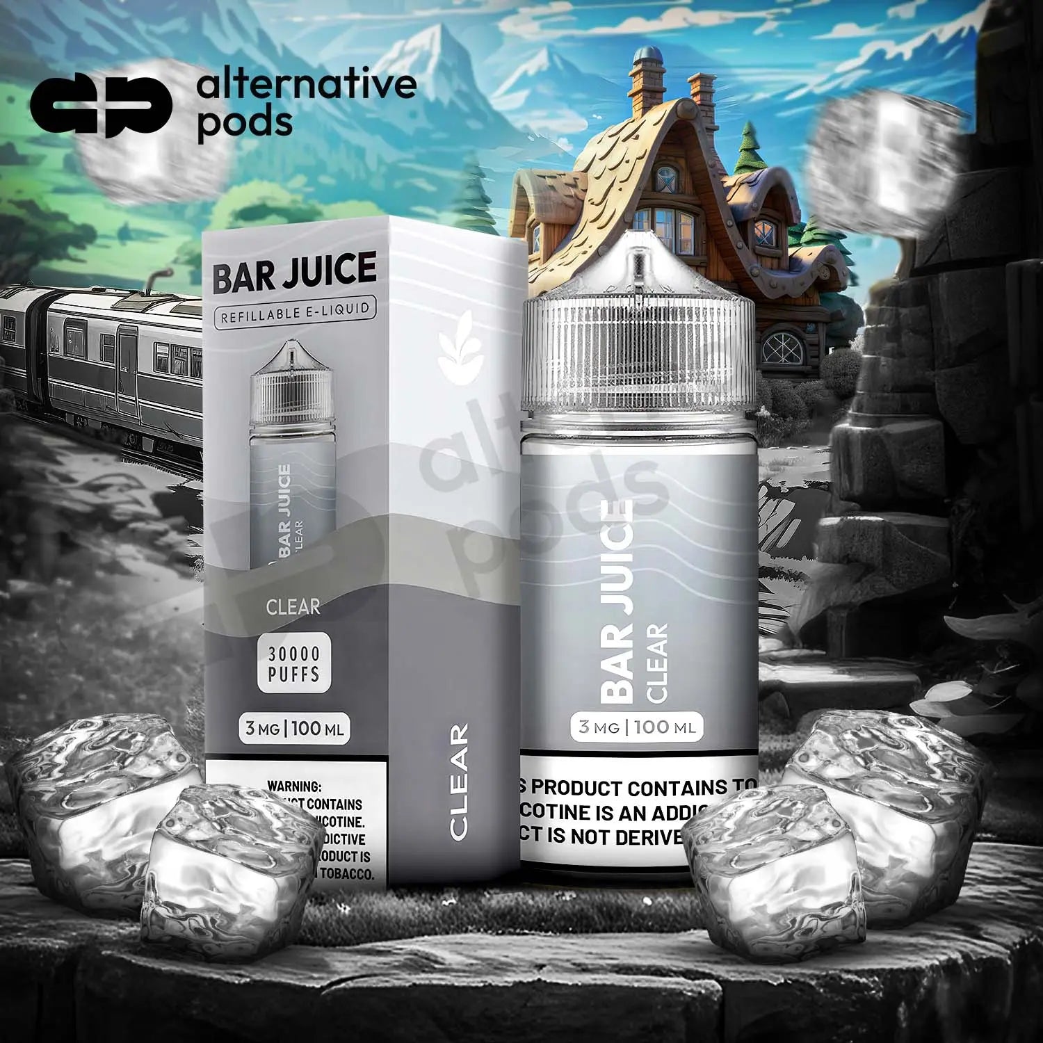 Bar Juice BJ 30000 Synthetic Nicotine Refillable E-Liquid 100ML Bar Juice BJ 30000 Synthetic Nicotine Refillable E-Liquid 100ML
