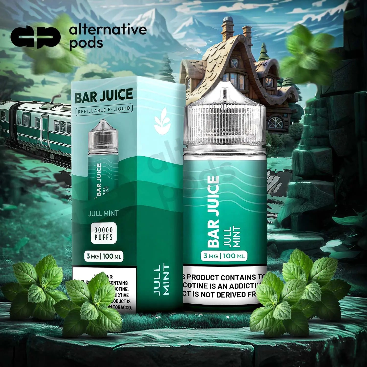 Bar Juice BJ 30000 Synthetic Nicotine Refillable E-Liquid 100ML Bar Juice BJ 30000 Synthetic Nicotine Refillable E-Liquid 100ML
