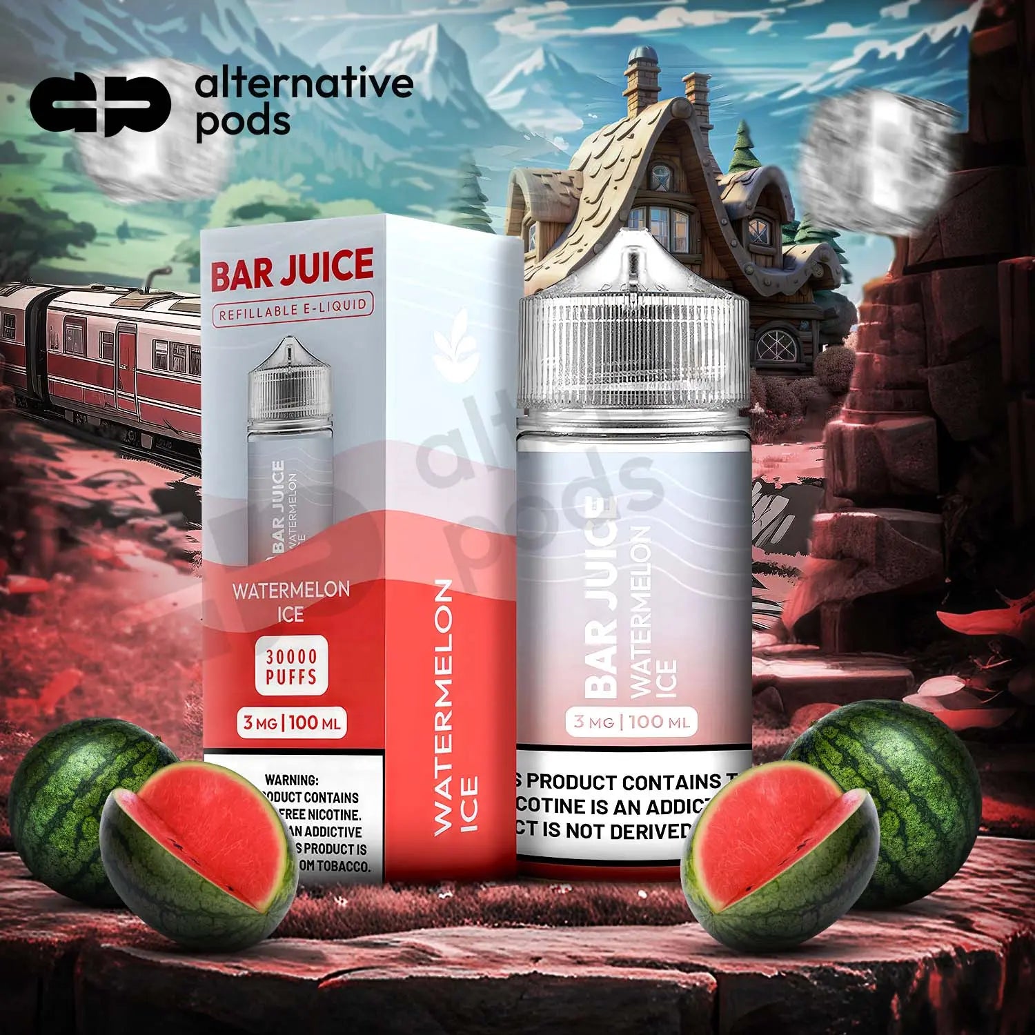 Bar Juice BJ 30000 Synthetic Nicotine Refillable E-Liquid 100ML Bar Juice BJ 30000 Synthetic Nicotine Refillable E-Liquid 100ML