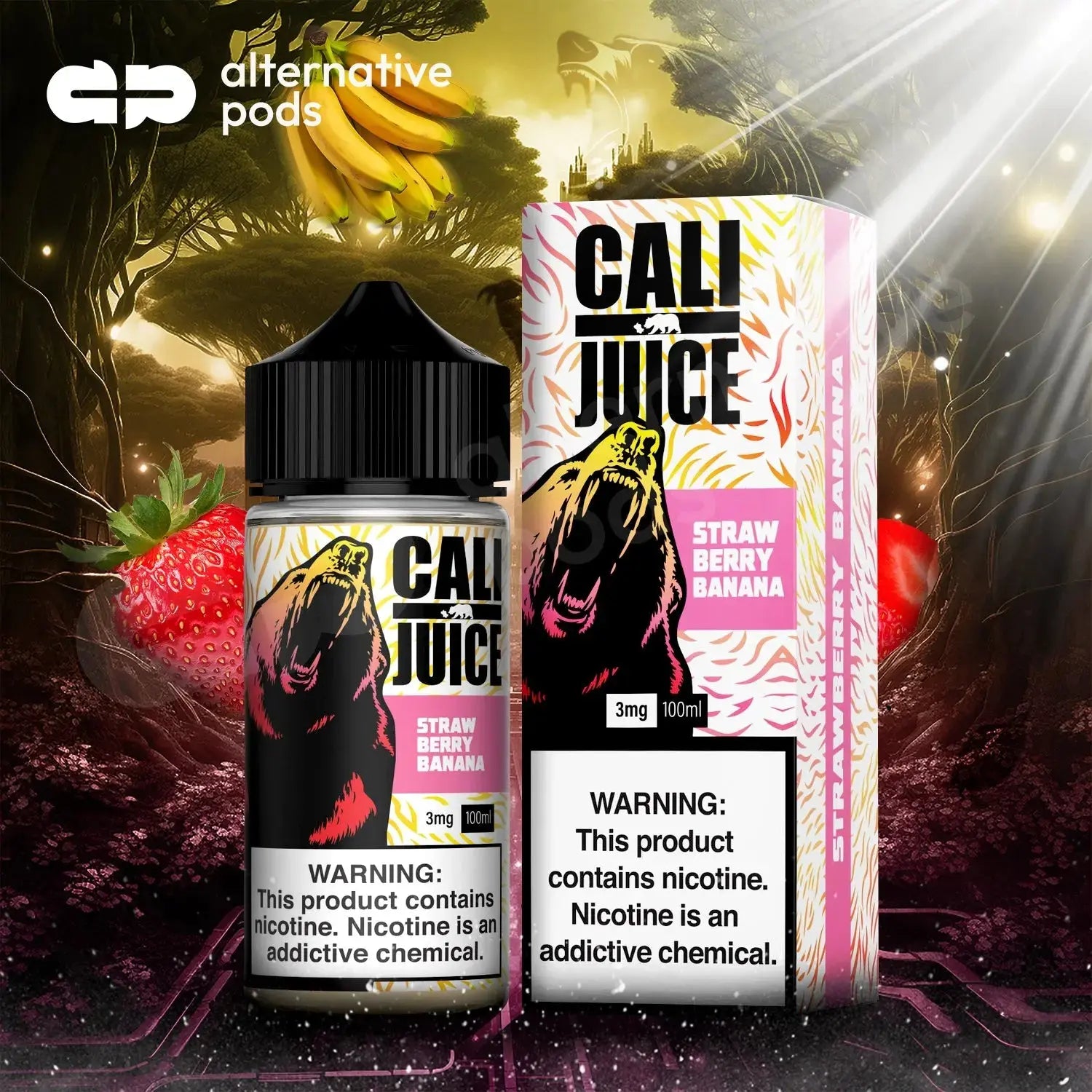 Cali Juice Nicotine Salt E-Liquid 30ML - AlternativePods Cali Juice Nicotine Salt E-Liquid 30ML - AlternativePods