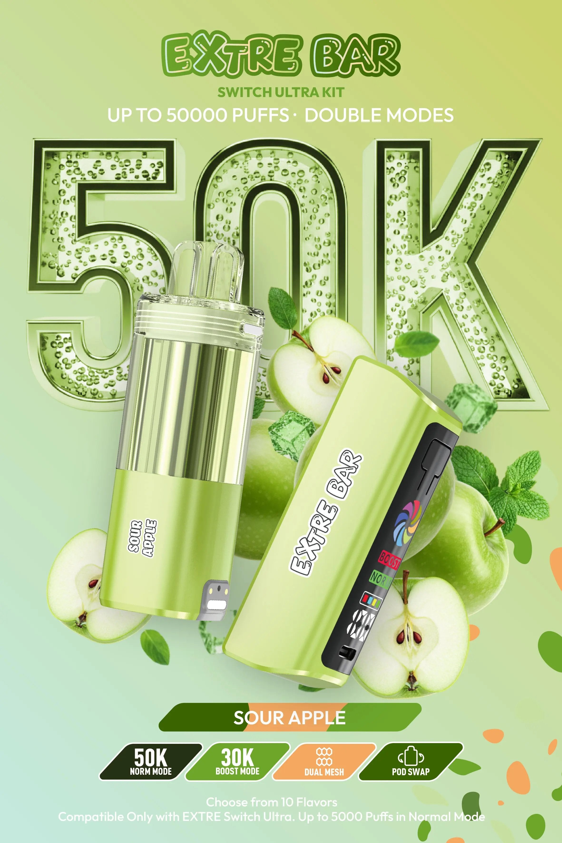 extre bar vape EXTRE BAR SWITCH ULTRA 50K Kit 5% Vape