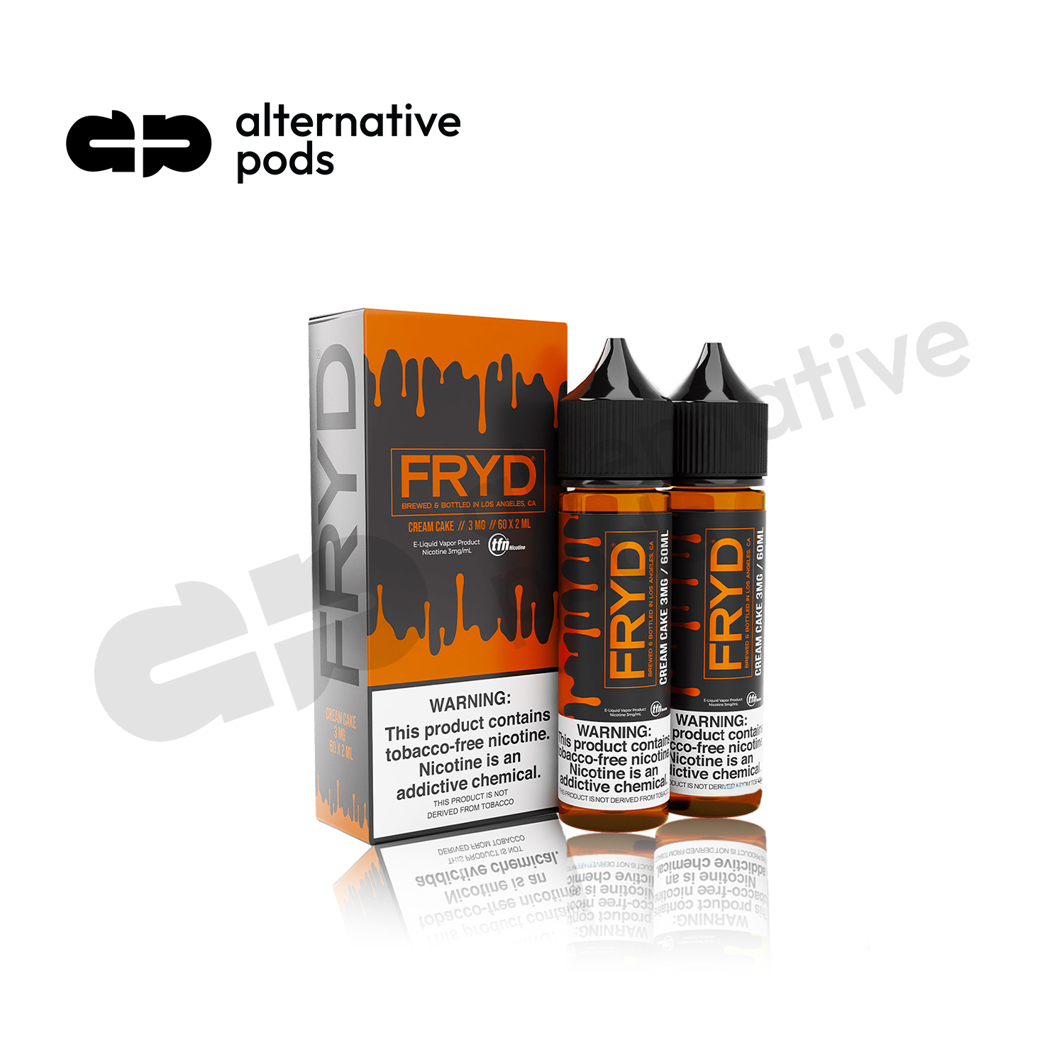 FRYD Synthetic Nicotine E-Liquid 120ML (60ML x 2) -Cream Cake 