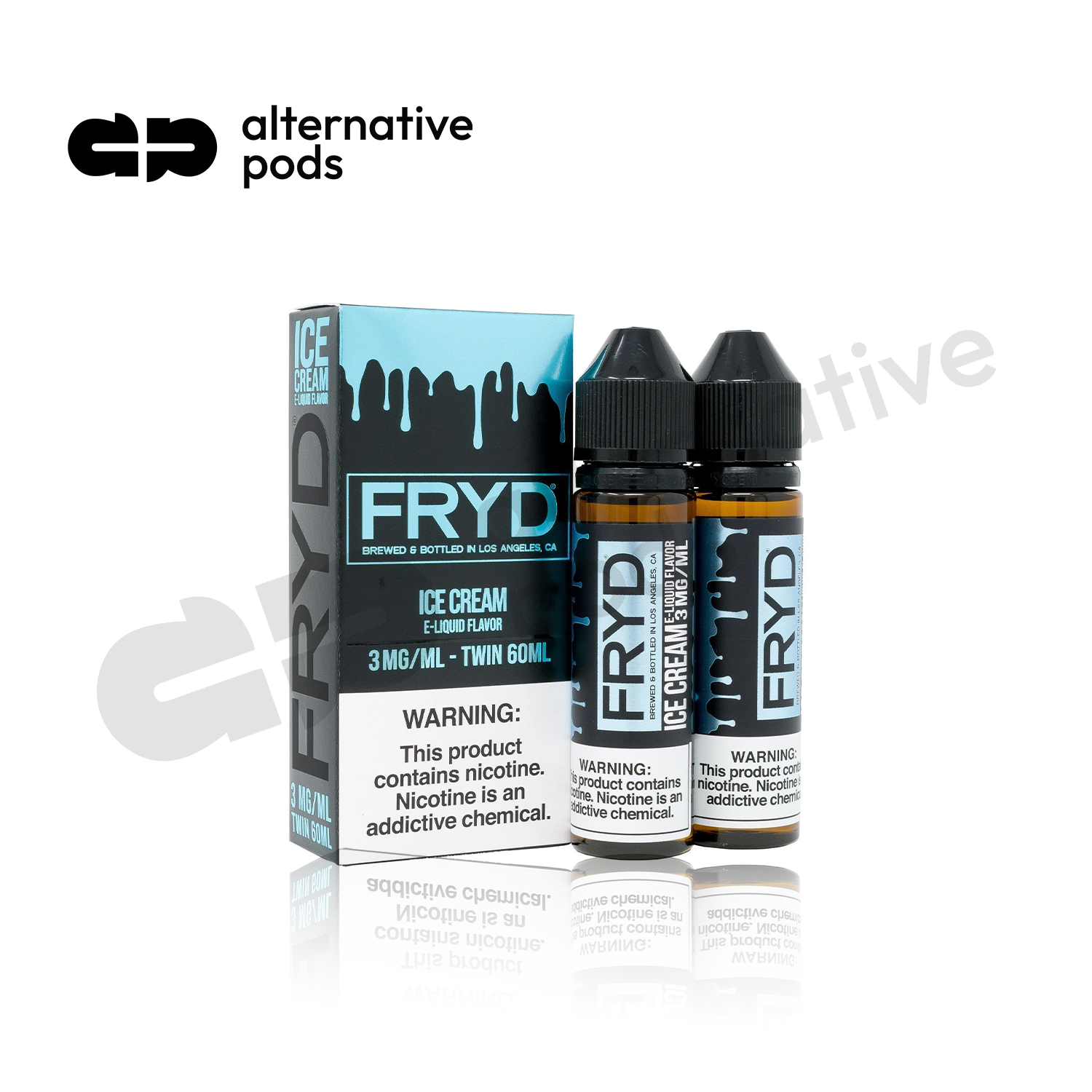 FRYD Synthetic Nicotine E-Liquid 120ML (60ML x 2) - Ice Cream