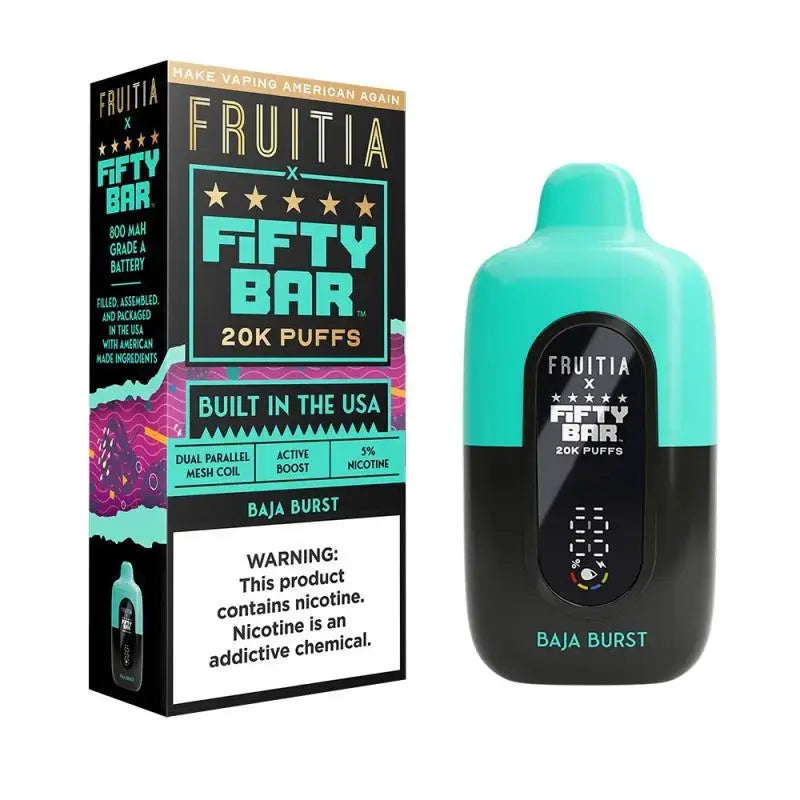 Fruitia x Fifty Bar 20K Disposable Vape Fruitia x Fifty Bar 20K Disposable Vape