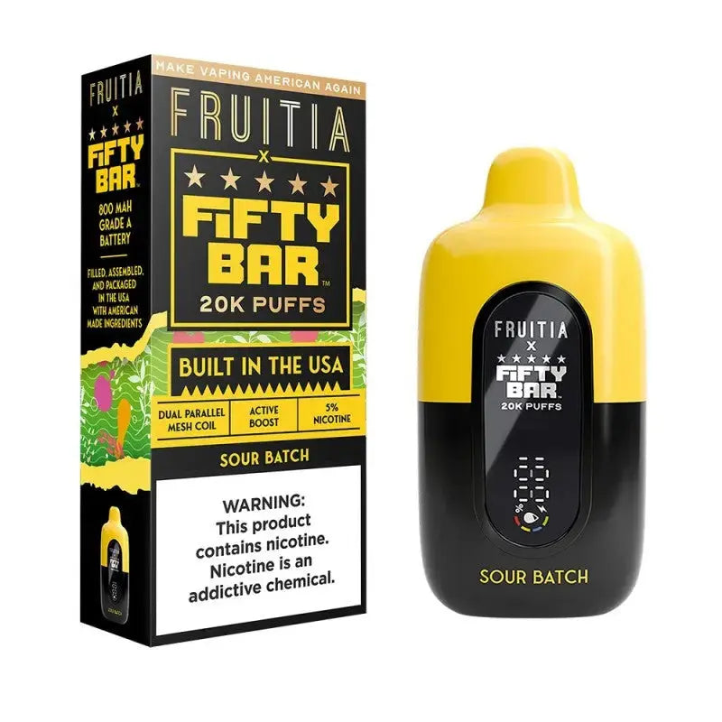Fruitia x Fifty Bar 20K Disposable Vape Fruitia x Fifty Bar 20K Disposable Vape