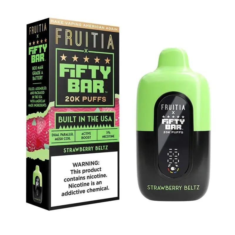 Fruitia x Fifty Bar 20K Disposable Vape Fruitia x Fifty Bar 20K Disposable Vape