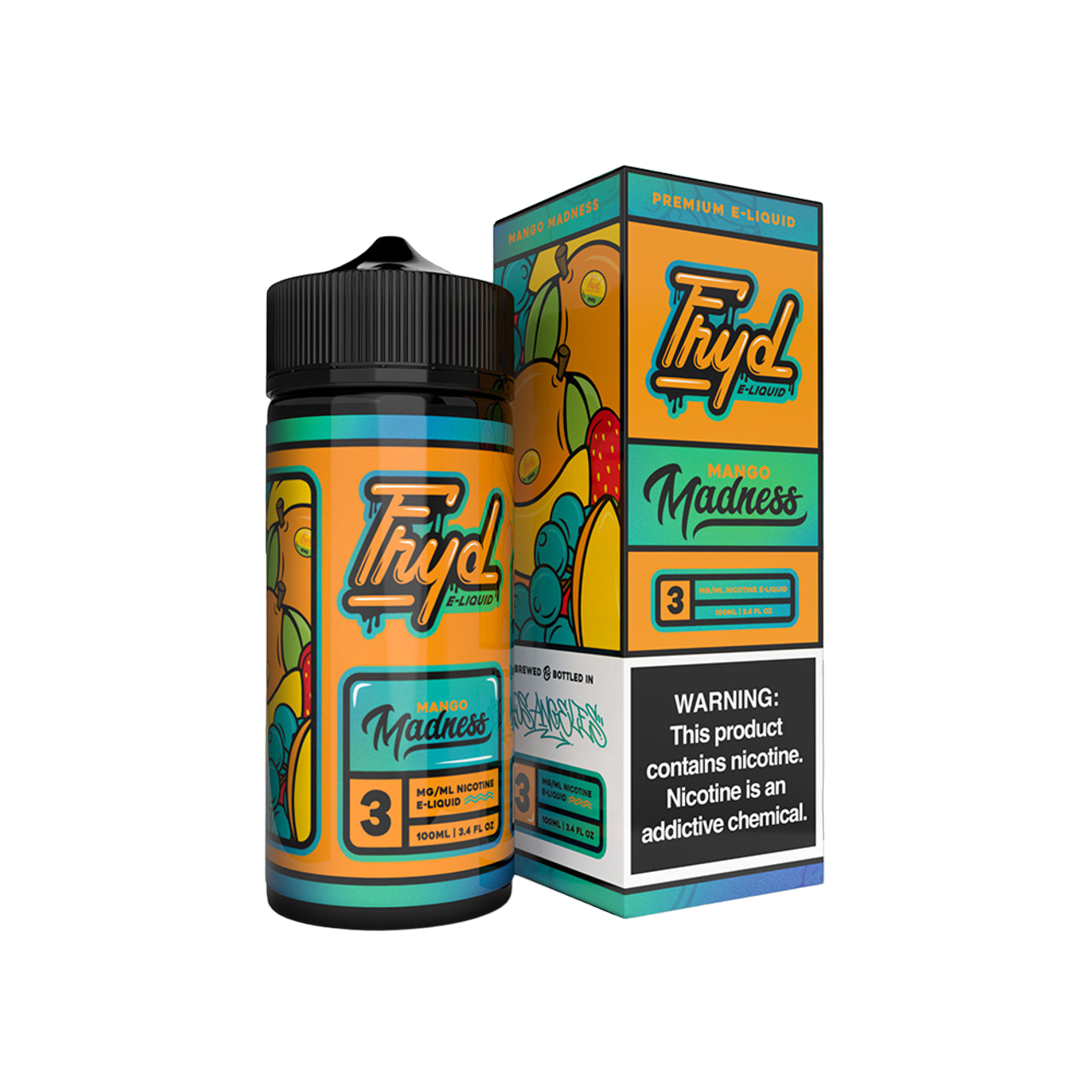 Fryd Nicotine Premium E-Liquid 100ML Mango Madness