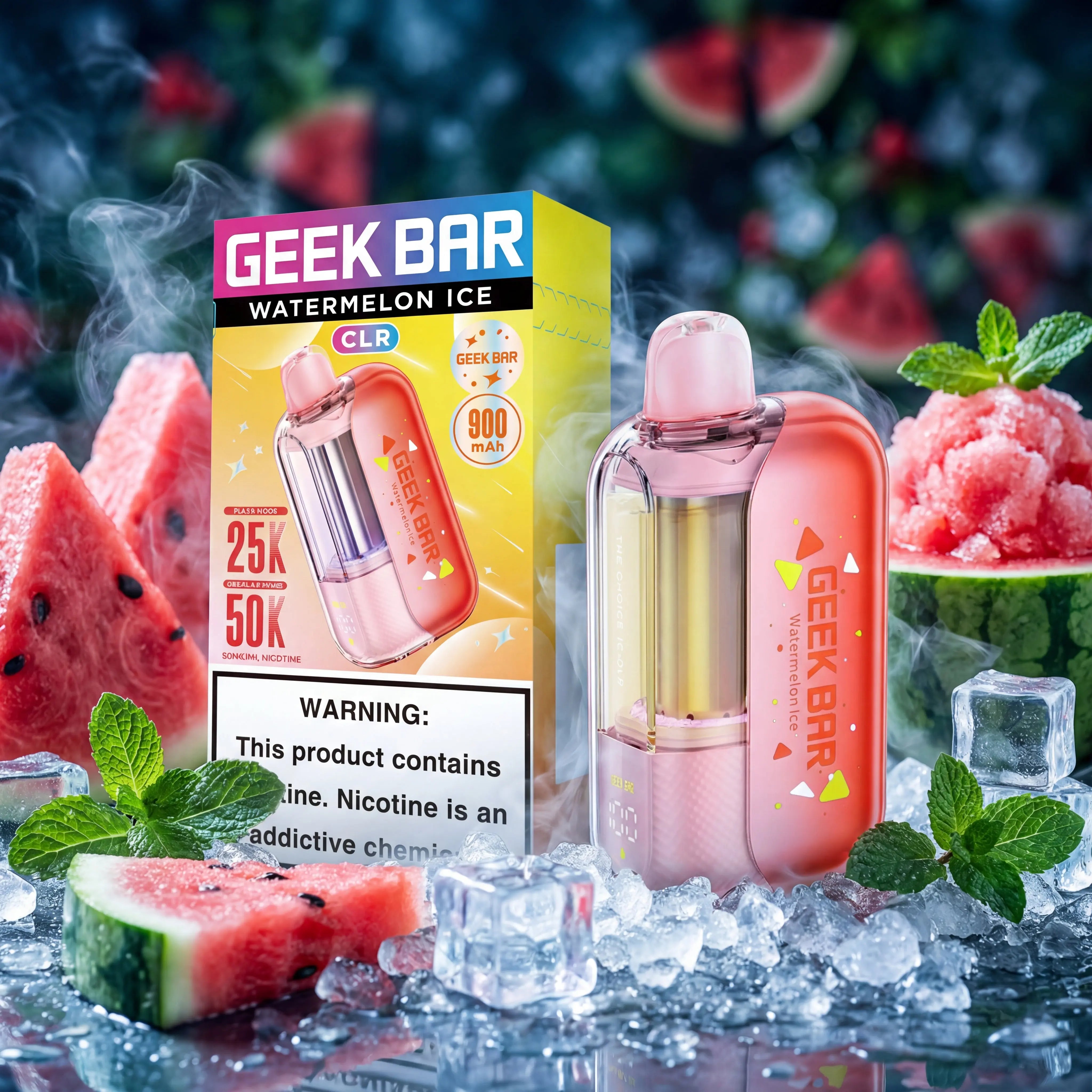Geek Bar CLR Disposable 5% 50K Puff Rechargeable Vape Geek Bar CLR Disposable 5% 50K Puff Rechargeable Vape