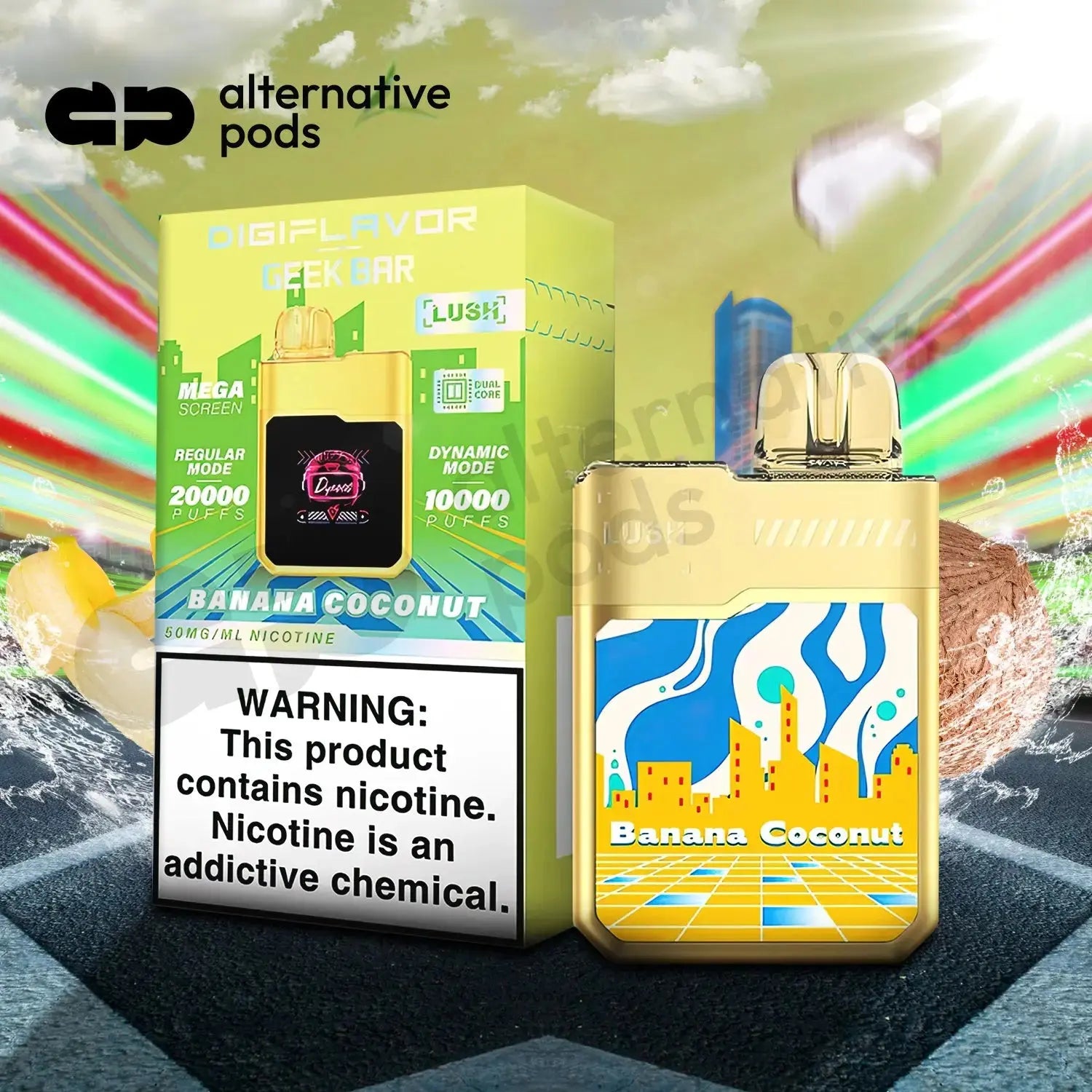 Geek Bar Digiflavor Lush 20K Disposable Vape Geek Bar Digiflavor Lush 20K Disposable Vape