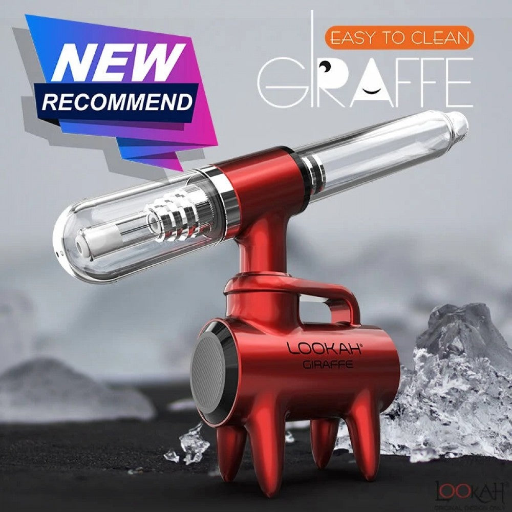 Lookah Giraffe 650mAh Electric Nectar Collector W/ Battery Charge Display - Red
