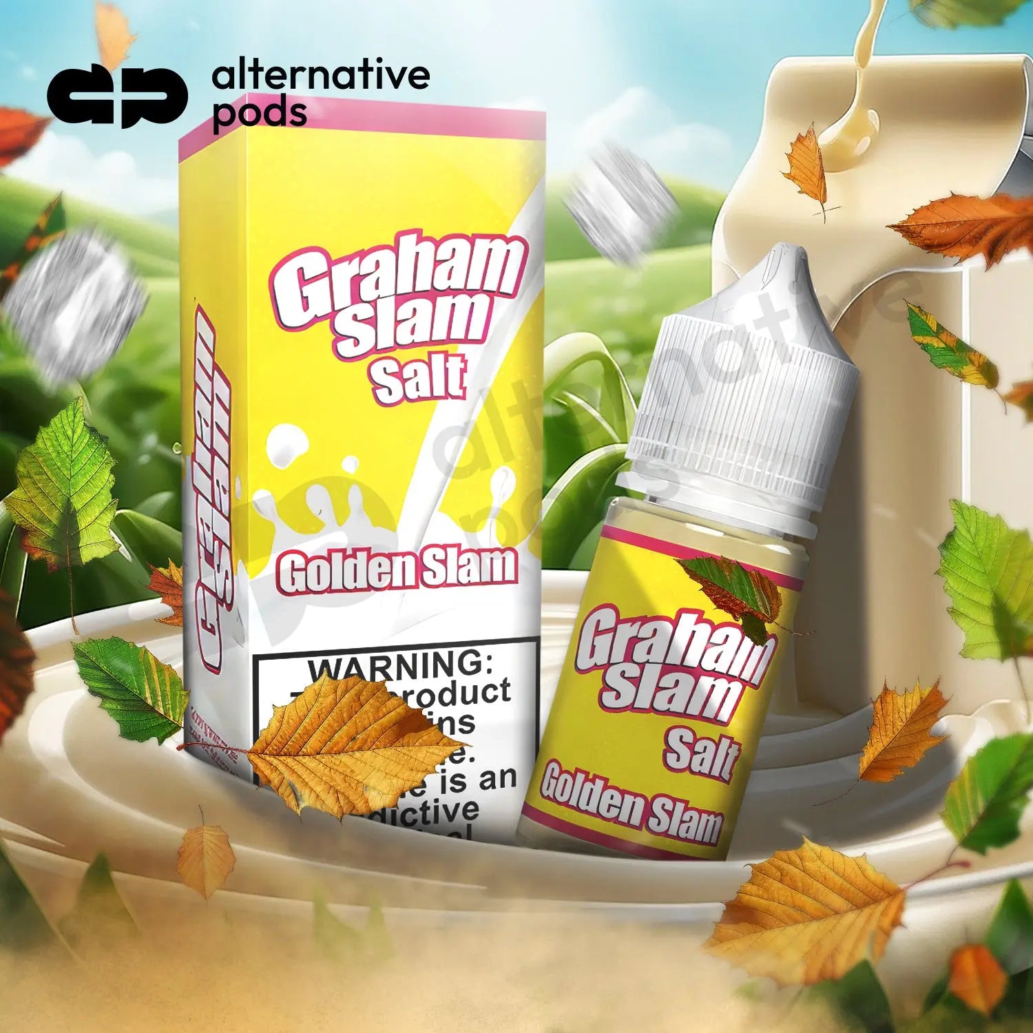 Graham Slam Salt Nicotine Salt E-Liquid By The Mamasan 30ML Graham Slam Salt Nicotine Salt E-Liquid By The Mamasan 30ML