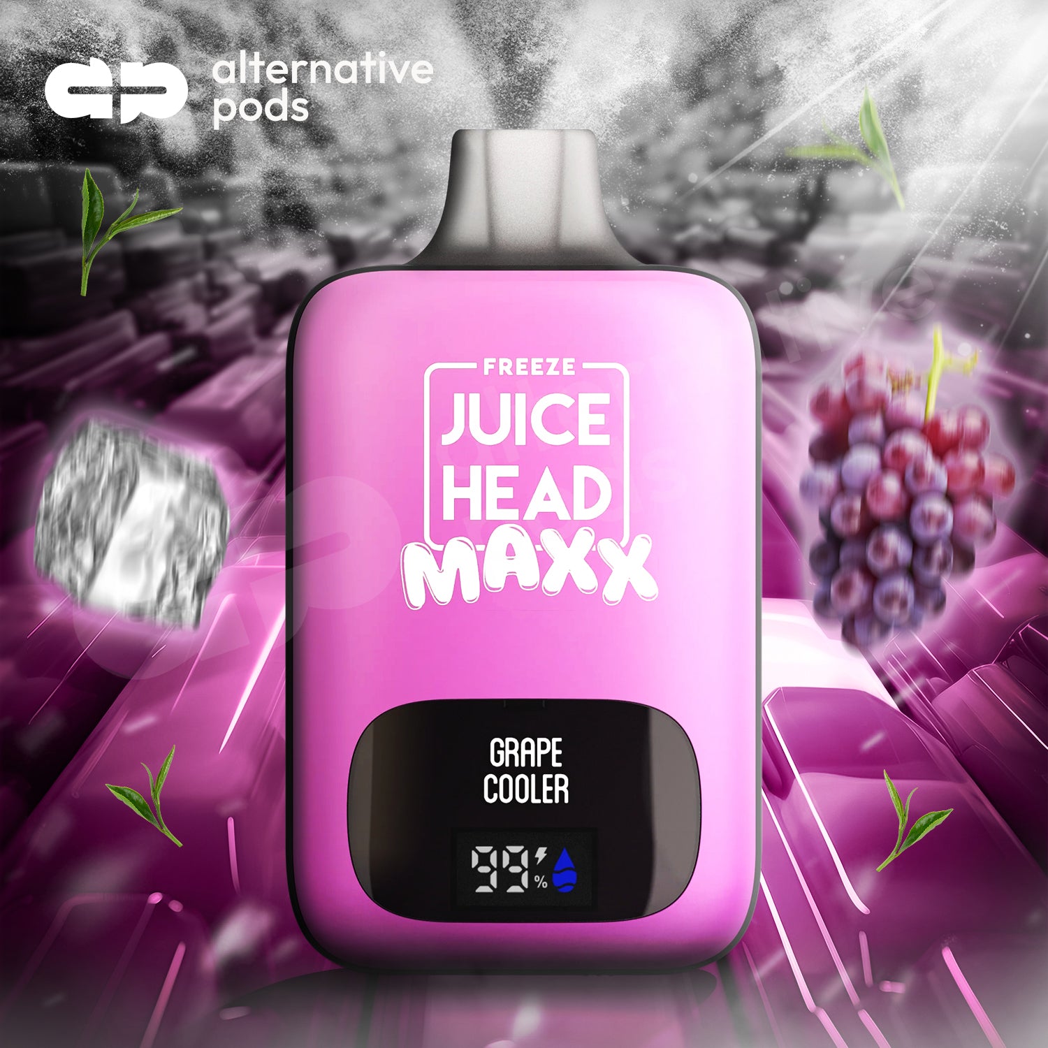Juice Head Maxx 10000 - Grape Cooler 