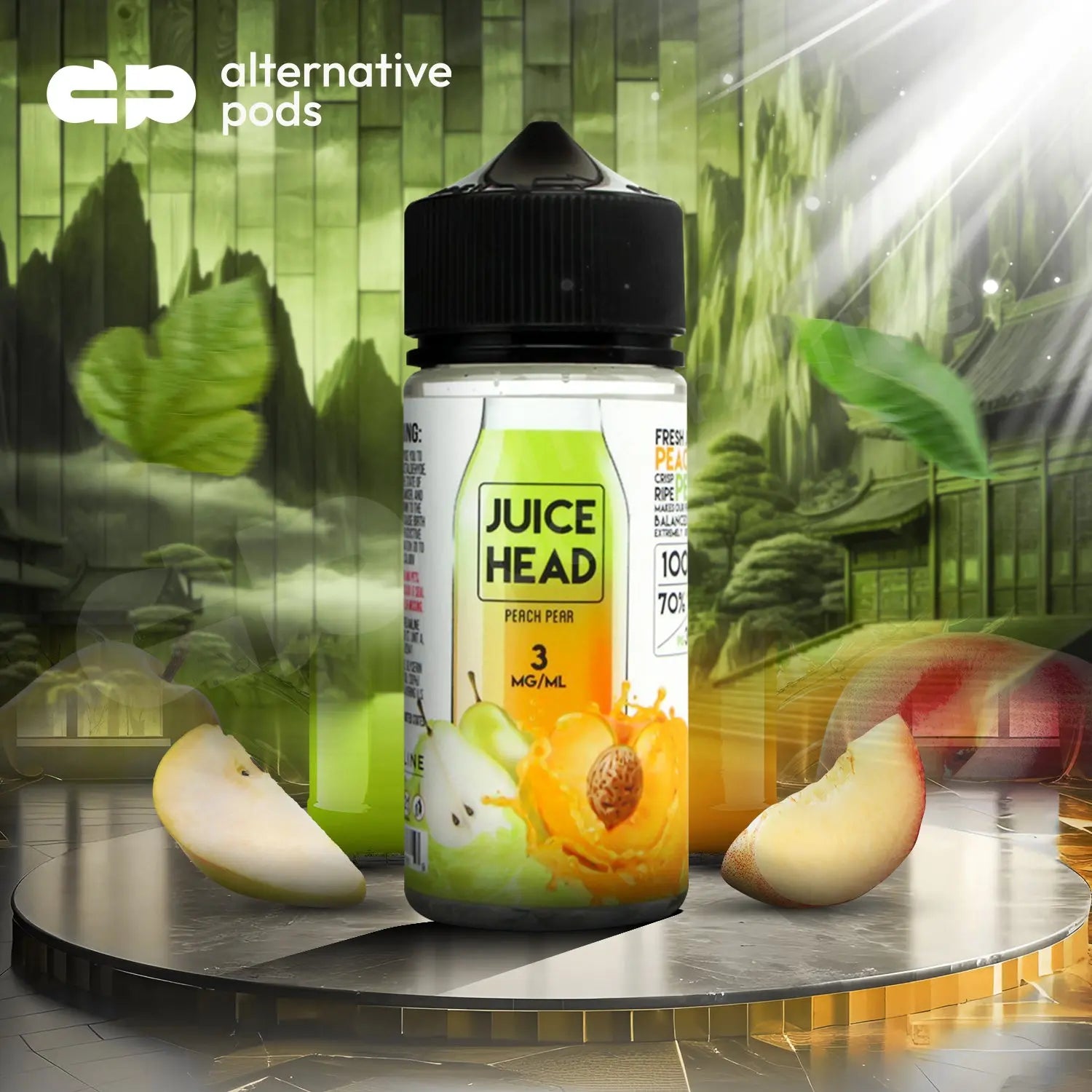 peach pear vape juice Juice Head E-Liquid 100ML