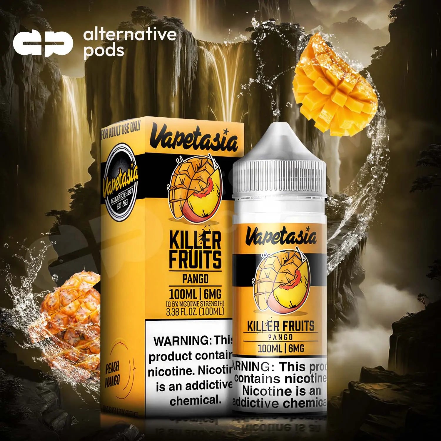 Killer Fruits By Vapetasia Synthetic Nicotine E-Liquid 100ML - AlternativePods Killer Fruits By Vapetasia Synthetic Nicotine E-Liquid 100ML - AlternativePods
