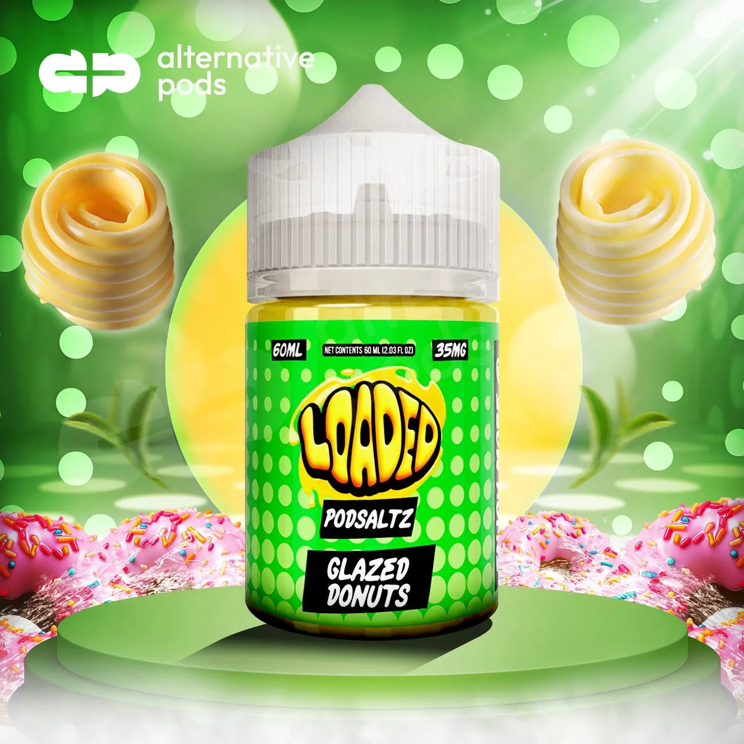 Loaded Podsaltz Nicotine E-Liquid By Ruthless 60ML Loaded Podsaltz Nicotine E-Liquid By Ruthless 60ML