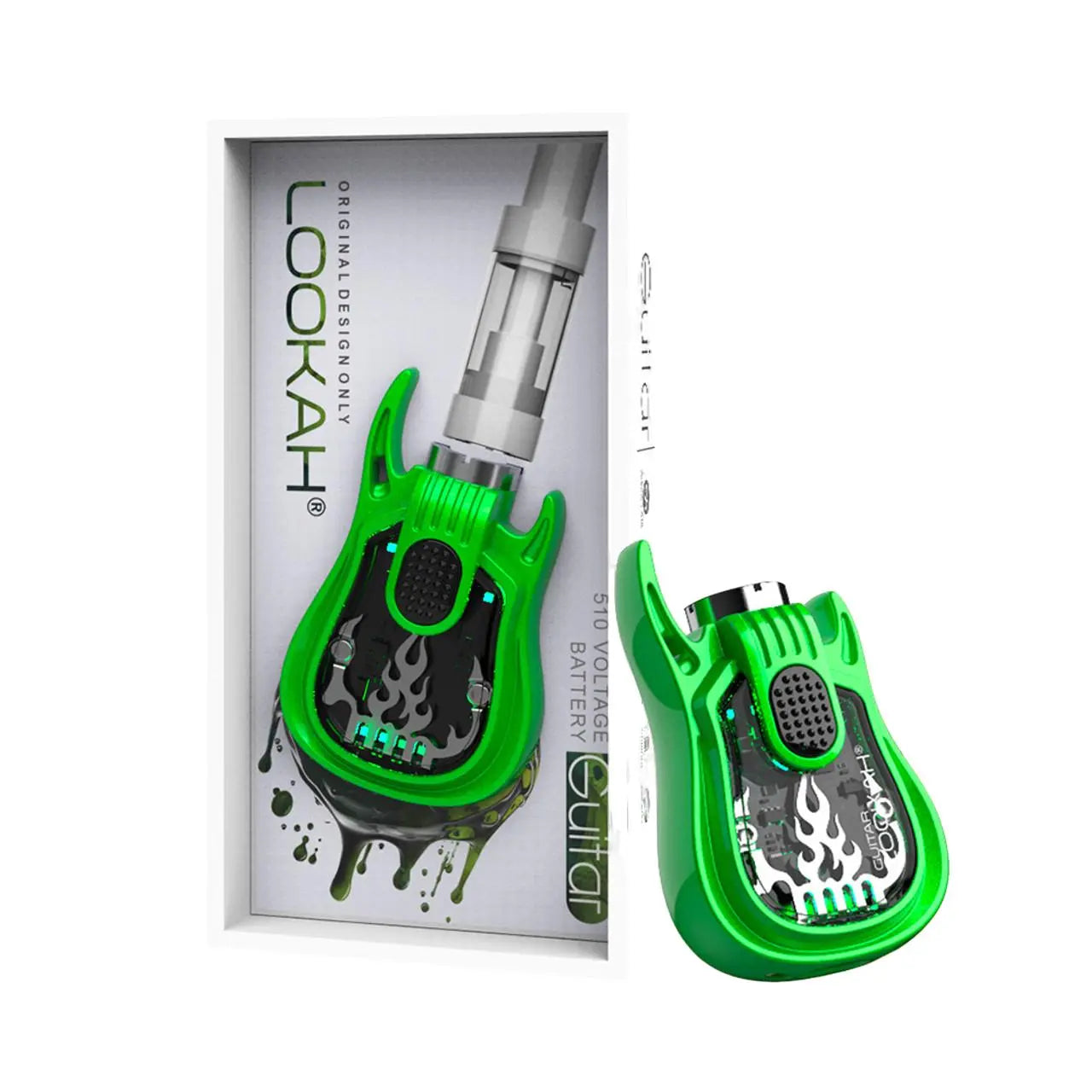 Lookah Guitar 350mAh VV 510 Cartridge Preheat Vape Battery Lookah Guitar 350mAh VV 510 Cartridge Preheat Vape Battery