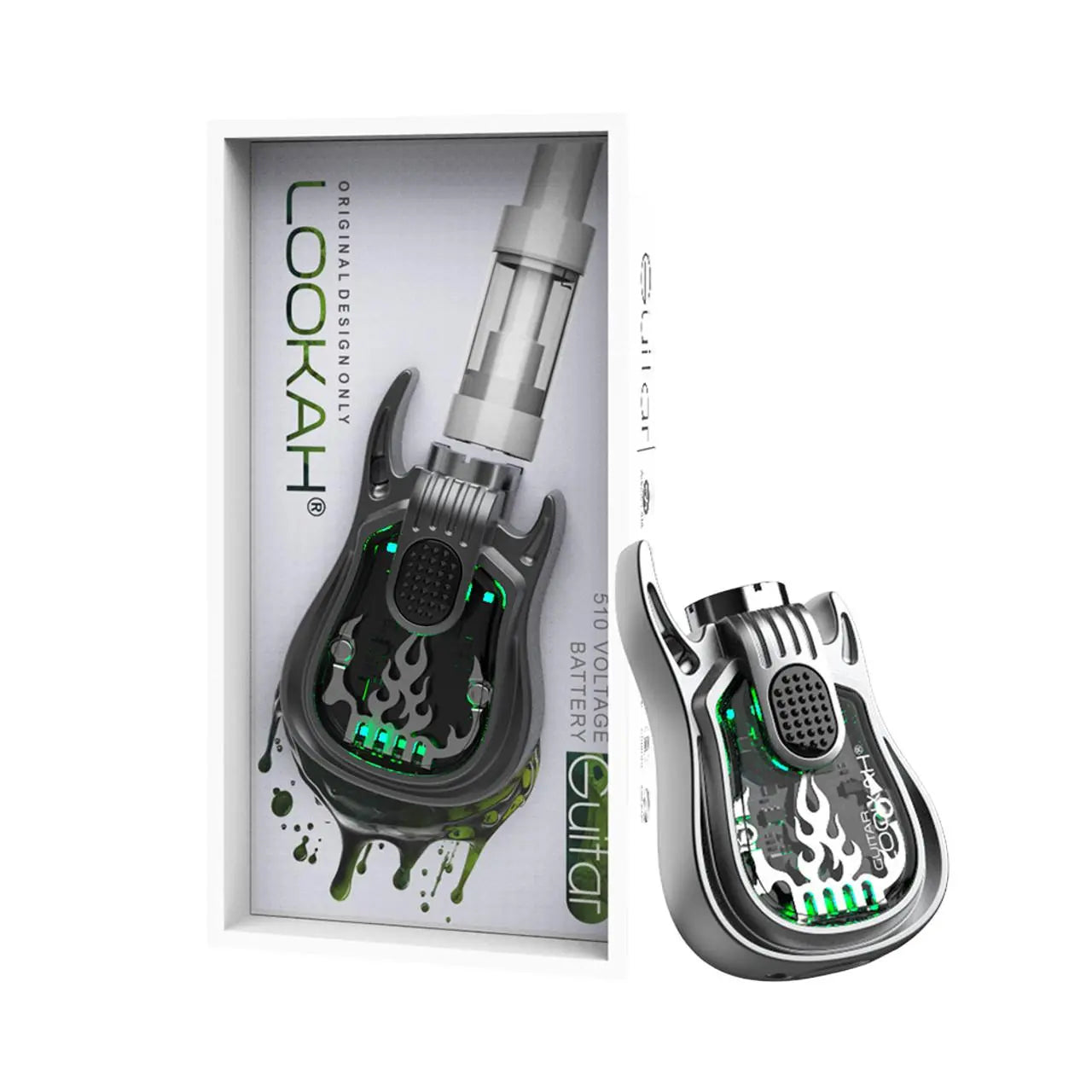 Lookah Guitar 350mAh VV 510 Cartridge Preheat Vape Battery Lookah Guitar 350mAh VV 510 Cartridge Preheat Vape Battery