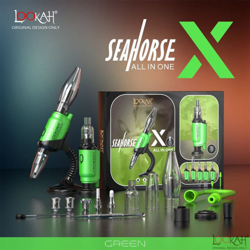 Lookah - Seahorse X 950mAh All In One Vaporizer Kit - Online Vape Shop | Alternative pods | Affordable Vapor Store | Vape Disposables