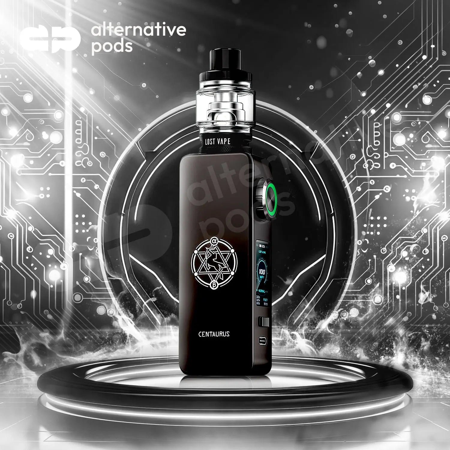 Lost Vape Quest Centaurus M100 100W 18650 Starter Kit With 4ML Centaur Lost Vape Quest Centaurus M100 100W 18650 Starter Kit With 4ML Centaur