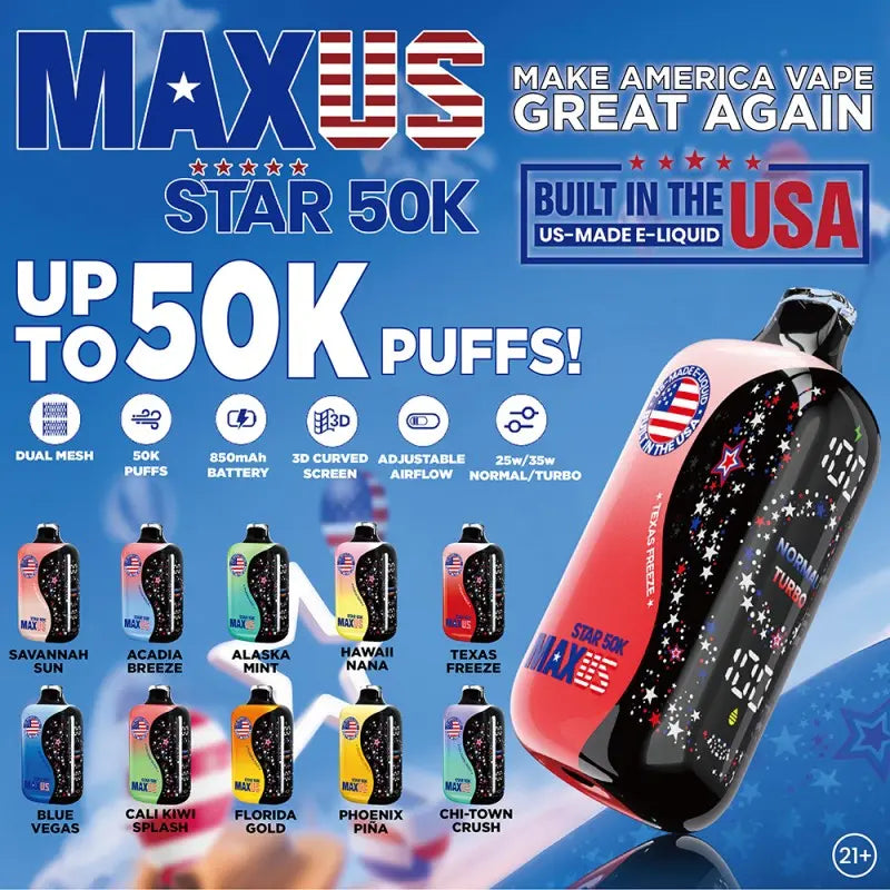 MAXUS Star 50K Disposable Vape MAXUS Star 50K Disposable Vape