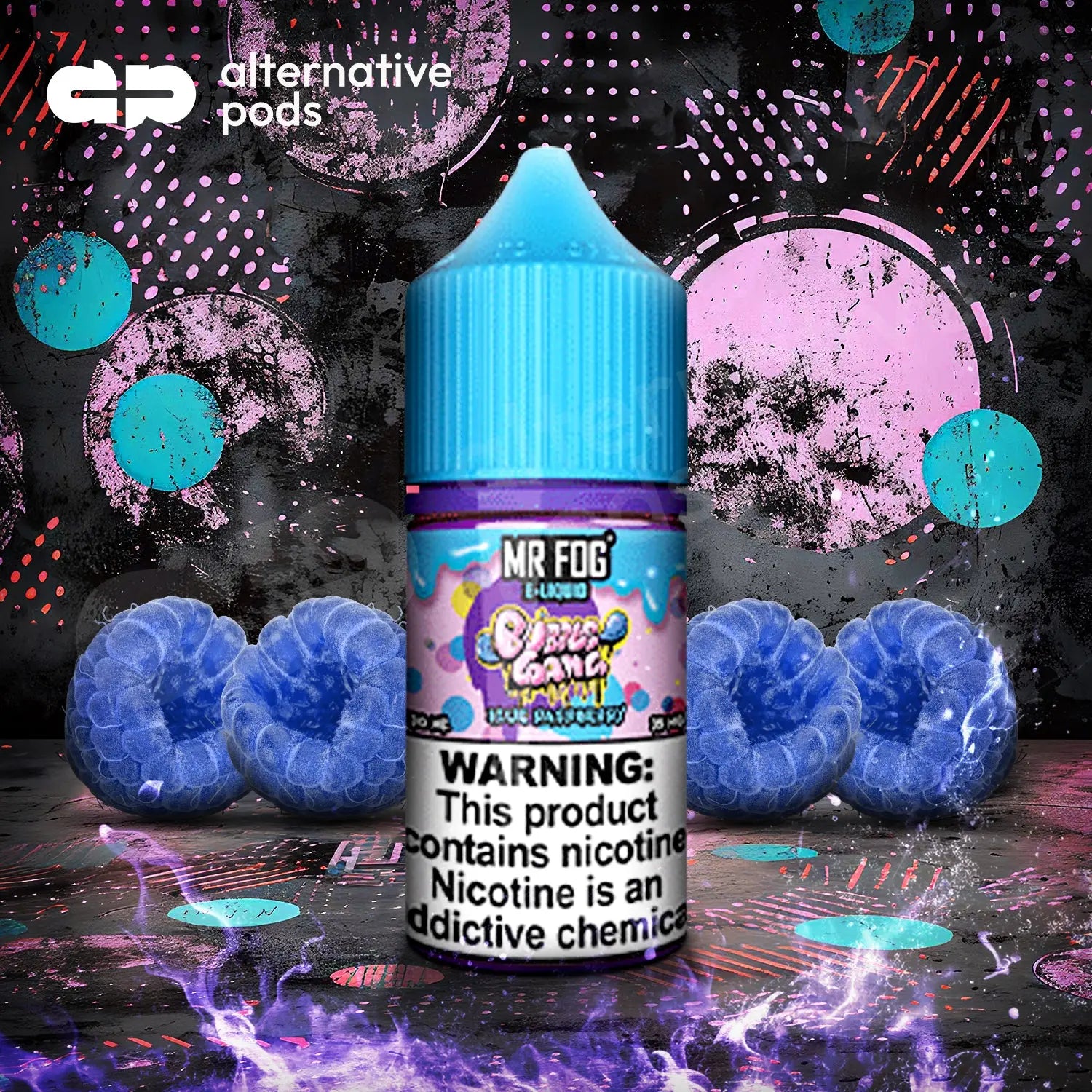 MR FOG E-LIQUID BUBBLE GANG 30ML MR FOG E-LIQUID BUBBLE GANG 30ML
