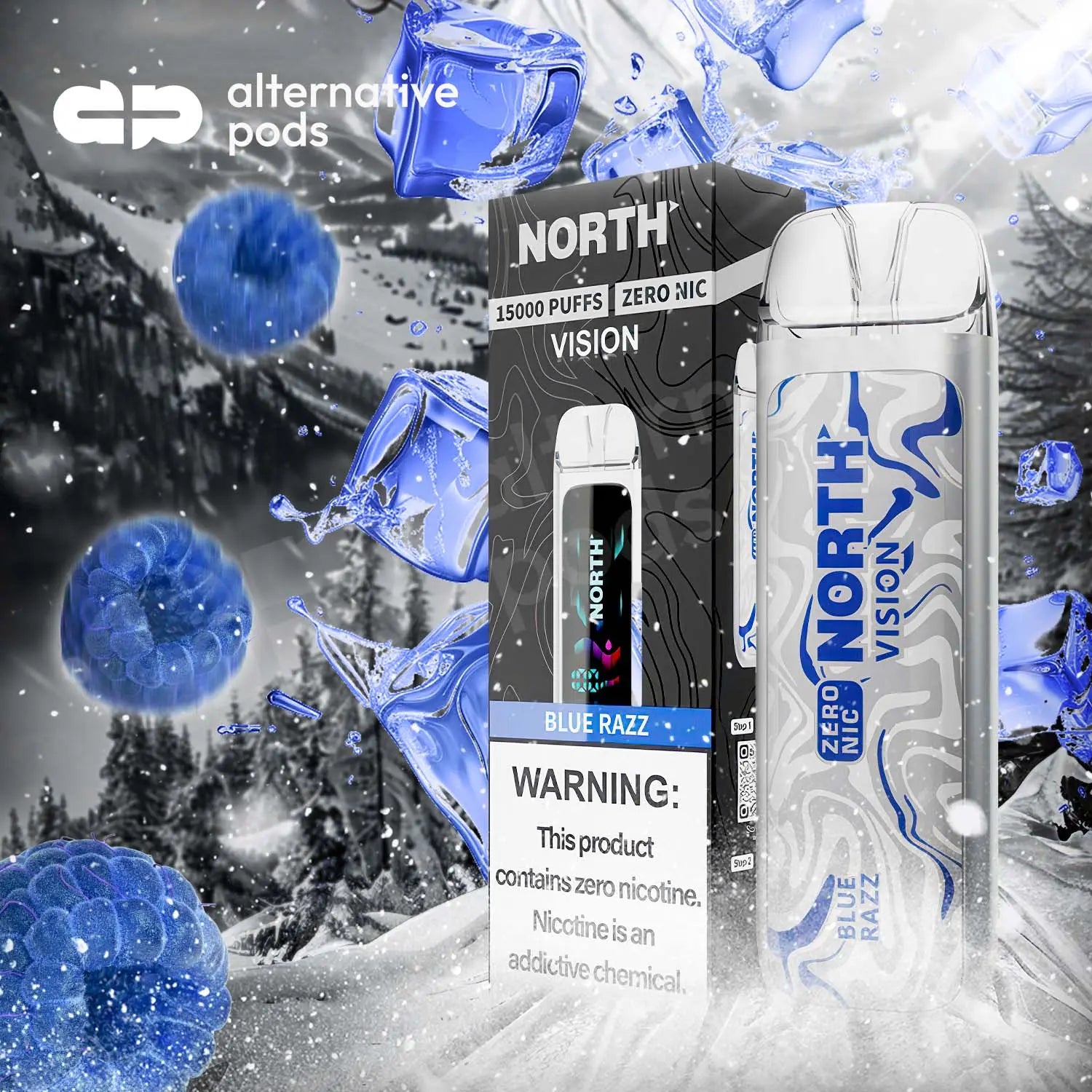 North Vision 15K Zero Nicotine Disposable North Vision 15K Zero Nicotine Disposable