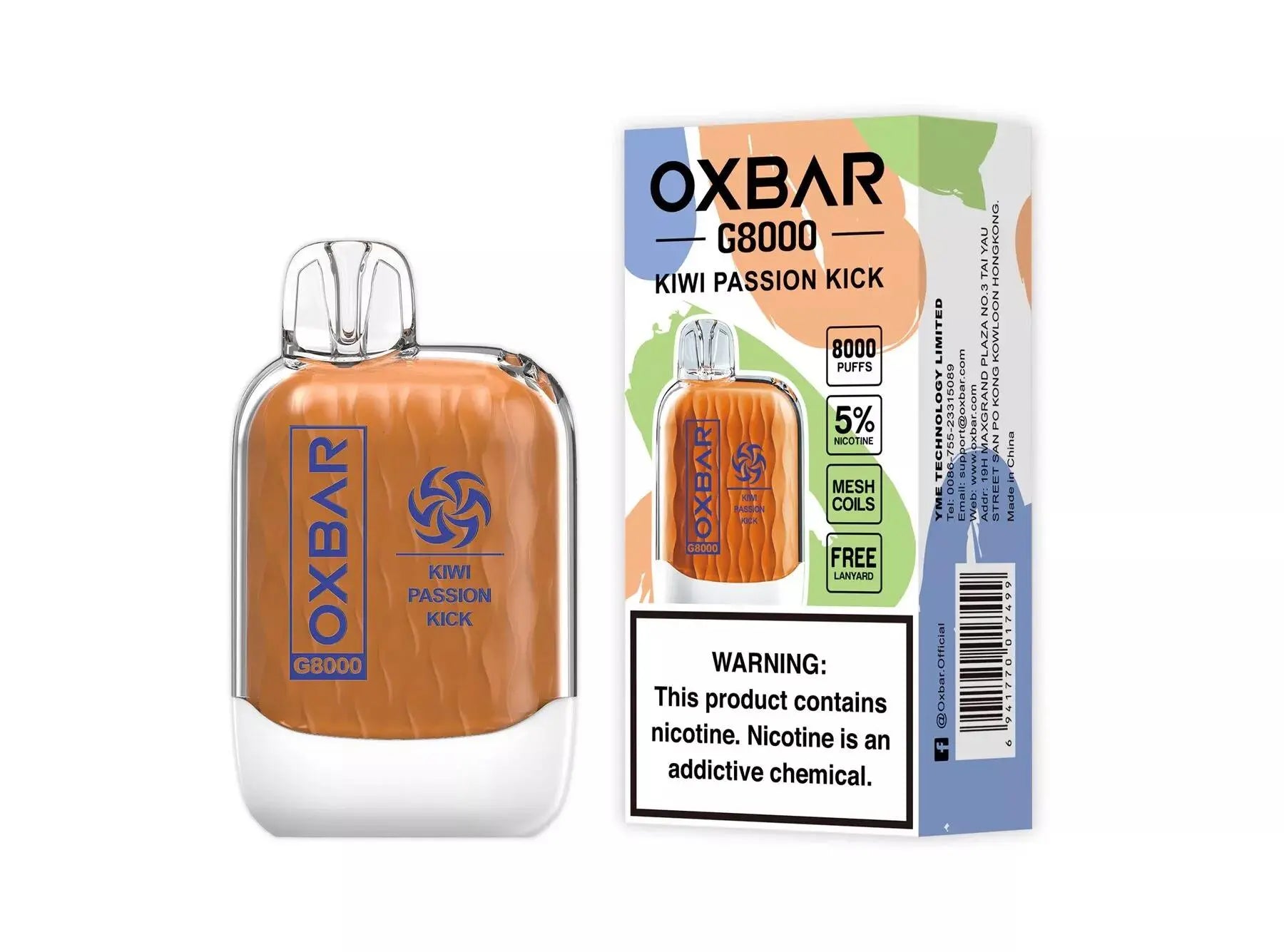 OXBAR G8000 Disposable Vape-AlternativePods OXBAR G8000 Disposable Vape-AlternativePods