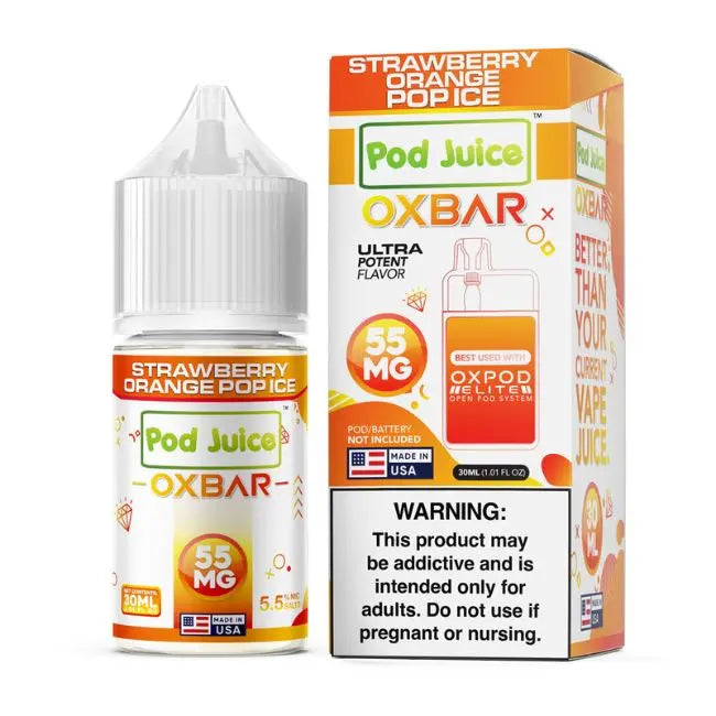 POD JUICE X OXBAR Salt E-Liquid 30ml POD JUICE X OXBAR Salt E-Liquid 30ml
