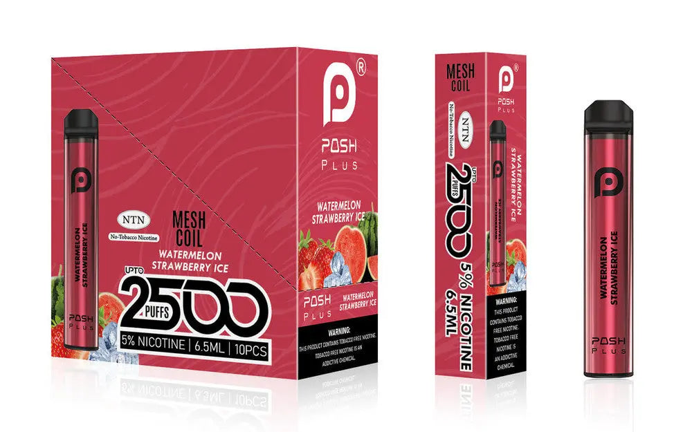 Posh Plus 5% Nic 2500 Puffs 6.5ml Disposable Vape (Tfn) Posh Plus 5% Nic 2500 Puffs 6.5ml Disposable Vape (Tfn)