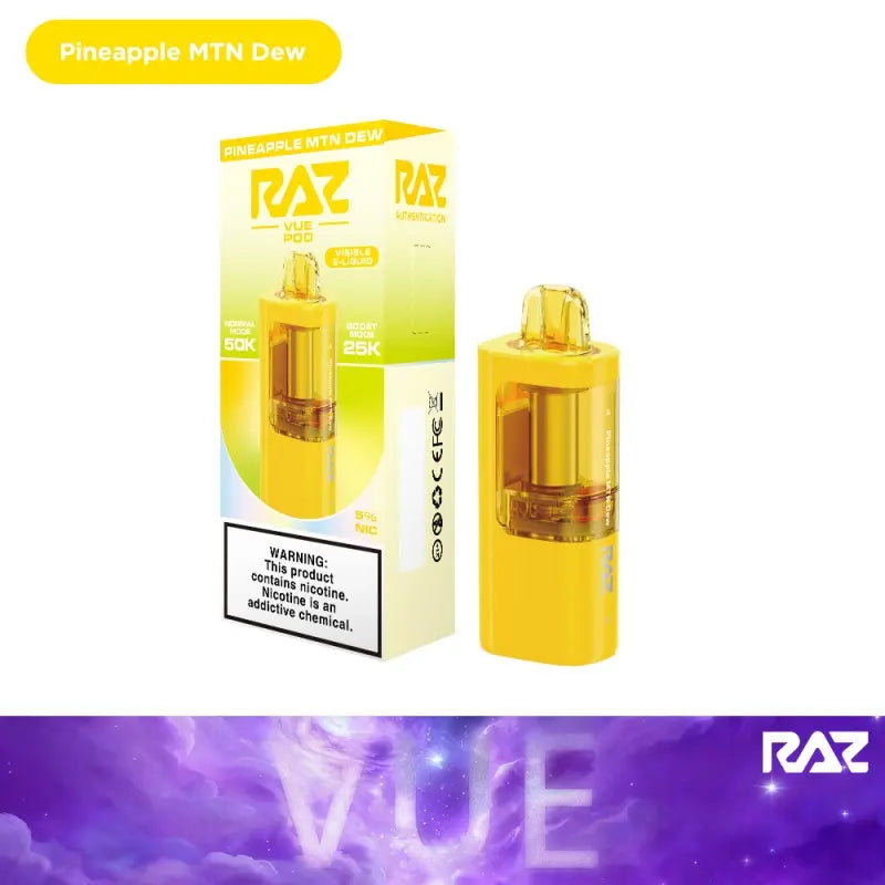RAZ VUE 50K Disposable Pod | 50,000 Puffs Replacement Pod RAZ VUE 50K Disposable Pod | 50,000 Puffs Replacement Pod