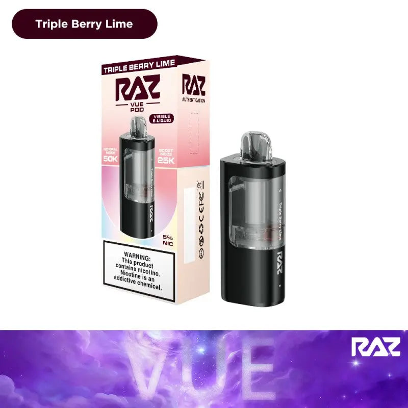 RAZ VUE 50K Disposable Pod | 50,000 Puffs Replacement Pod RAZ VUE 50K Disposable Pod | 50,000 Puffs Replacement Pod