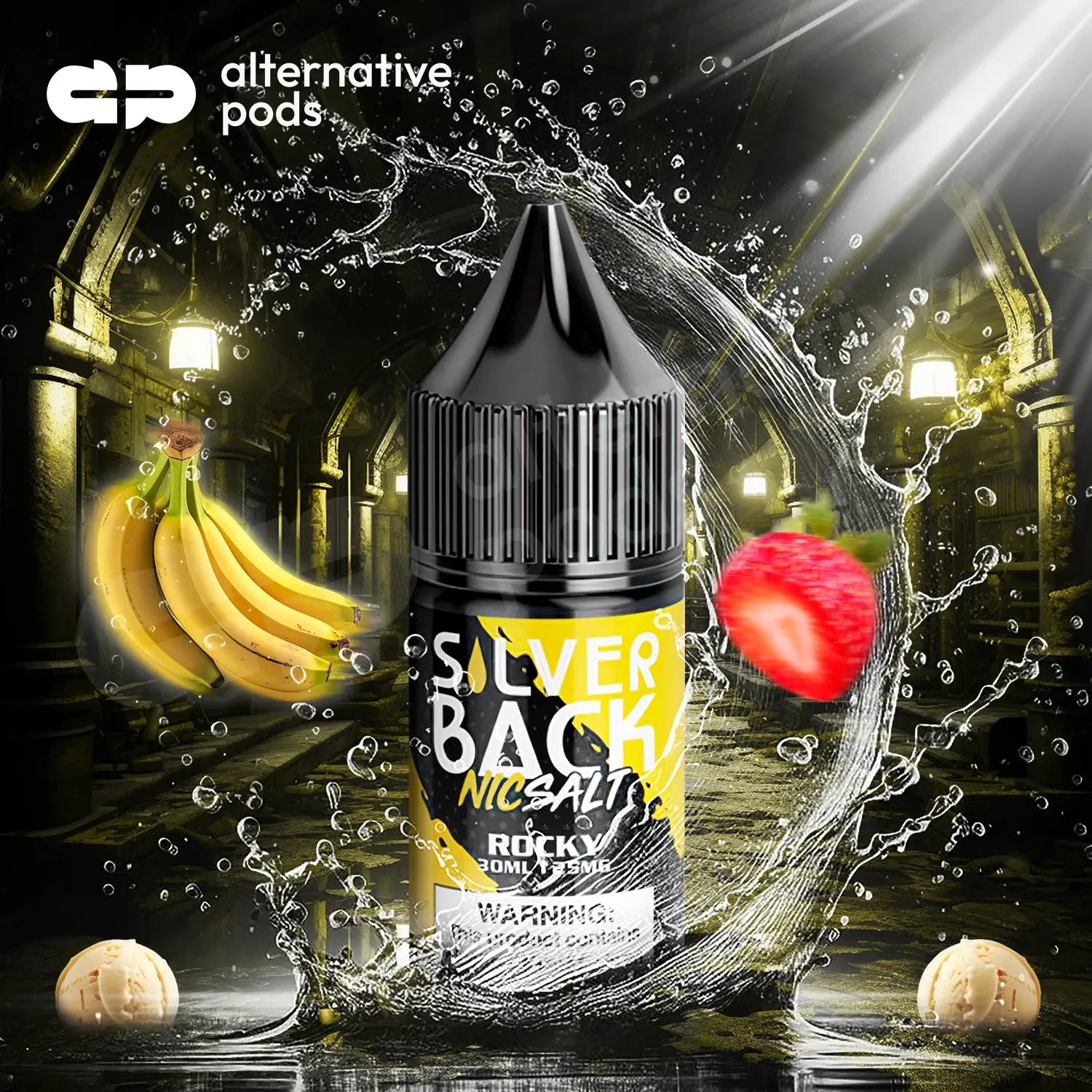 SilverBack Juice Co. Nic Salt Synthetic Nicotine Salt E-Liquid 30ML - AlternativePods SilverBack Juice Co. Nic Salt Synthetic Nicotine Salt E-Liquid 30ML - AlternativePods