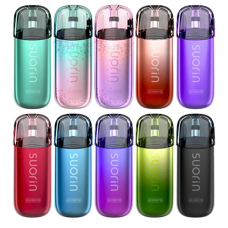 Suorin Air Hybrid 600mAh Pod System Starter Kit With 2.8ML Refillable Suorin Air Hybrid 600mAh Pod System Starter Kit With 2.8ML Refillable