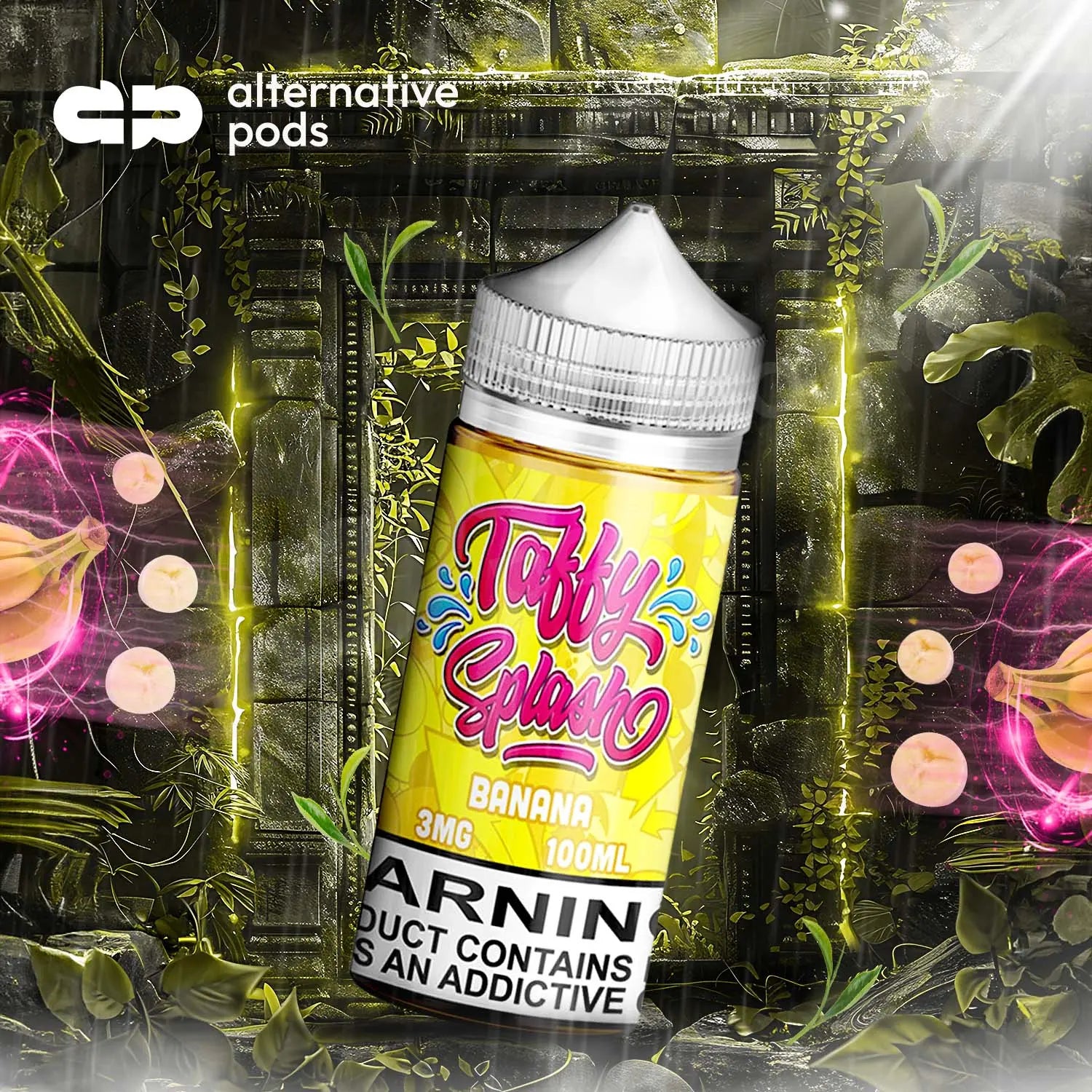 Taffy Splash E-Liquid By Fast Eddie's Vape 100ML Taffy Splash E-Liquid By Fast Eddie's Vape 100ML