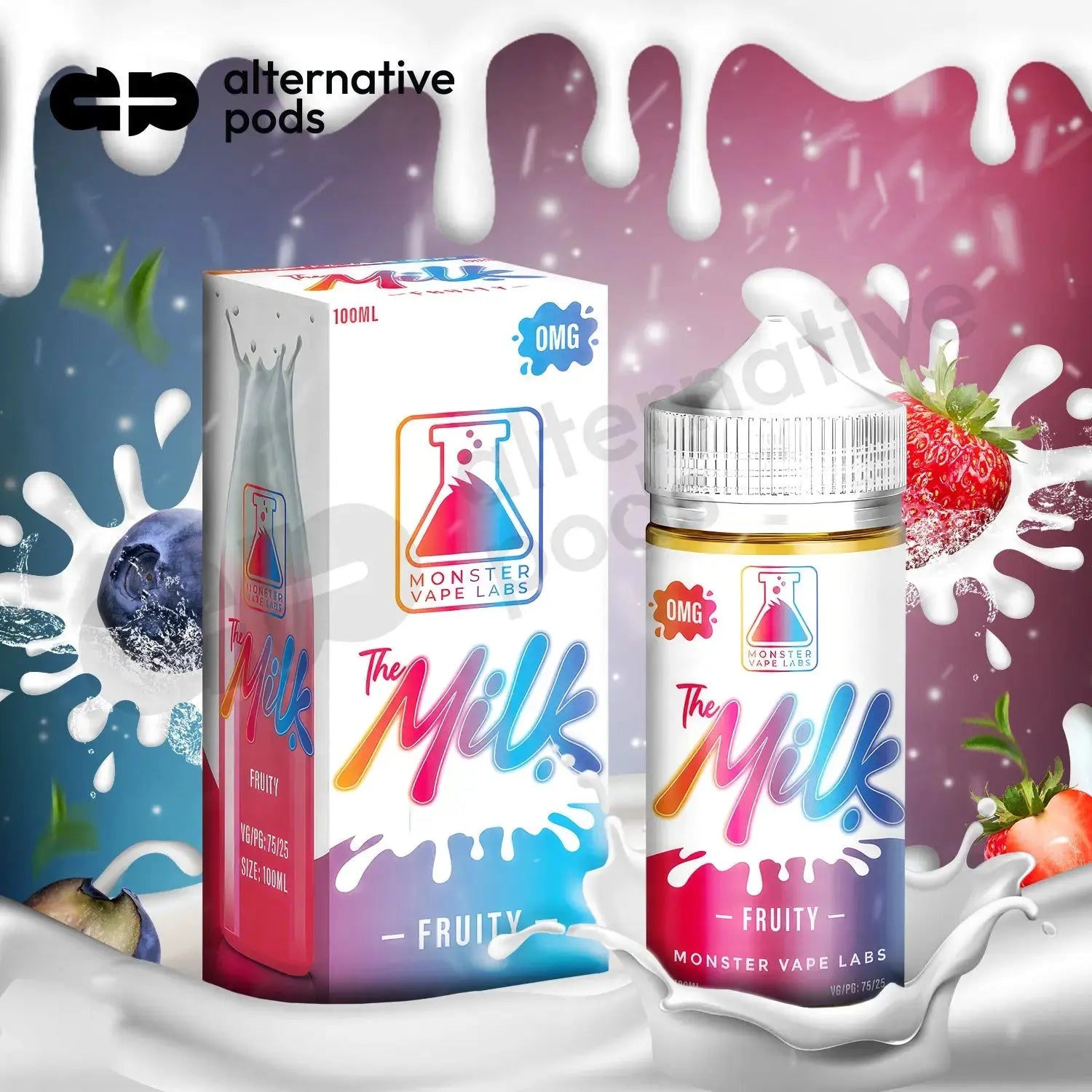 The Milk Synthetic Nicotine Salt E-Liquid By Monster Vape Labs 30ML The Milk Synthetic Nicotine Salt E-Liquid By Monster Vape Labs 30ML