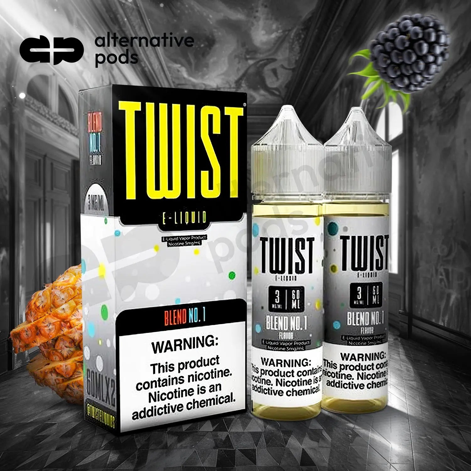 Twist E-Liquid 120ML (60ML x 2) Vape Juice Twist E-Liquid 120ML (60ML x 2) Vape Juice