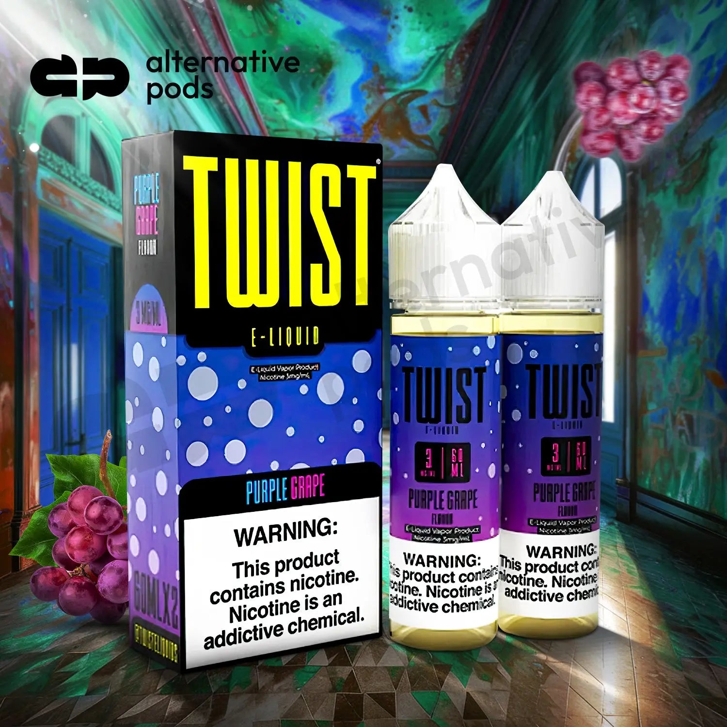 Twist E-Liquid 120ML (60ML x 2) Vape Juice Twist E-Liquid 120ML (60ML x 2) Vape Juice
