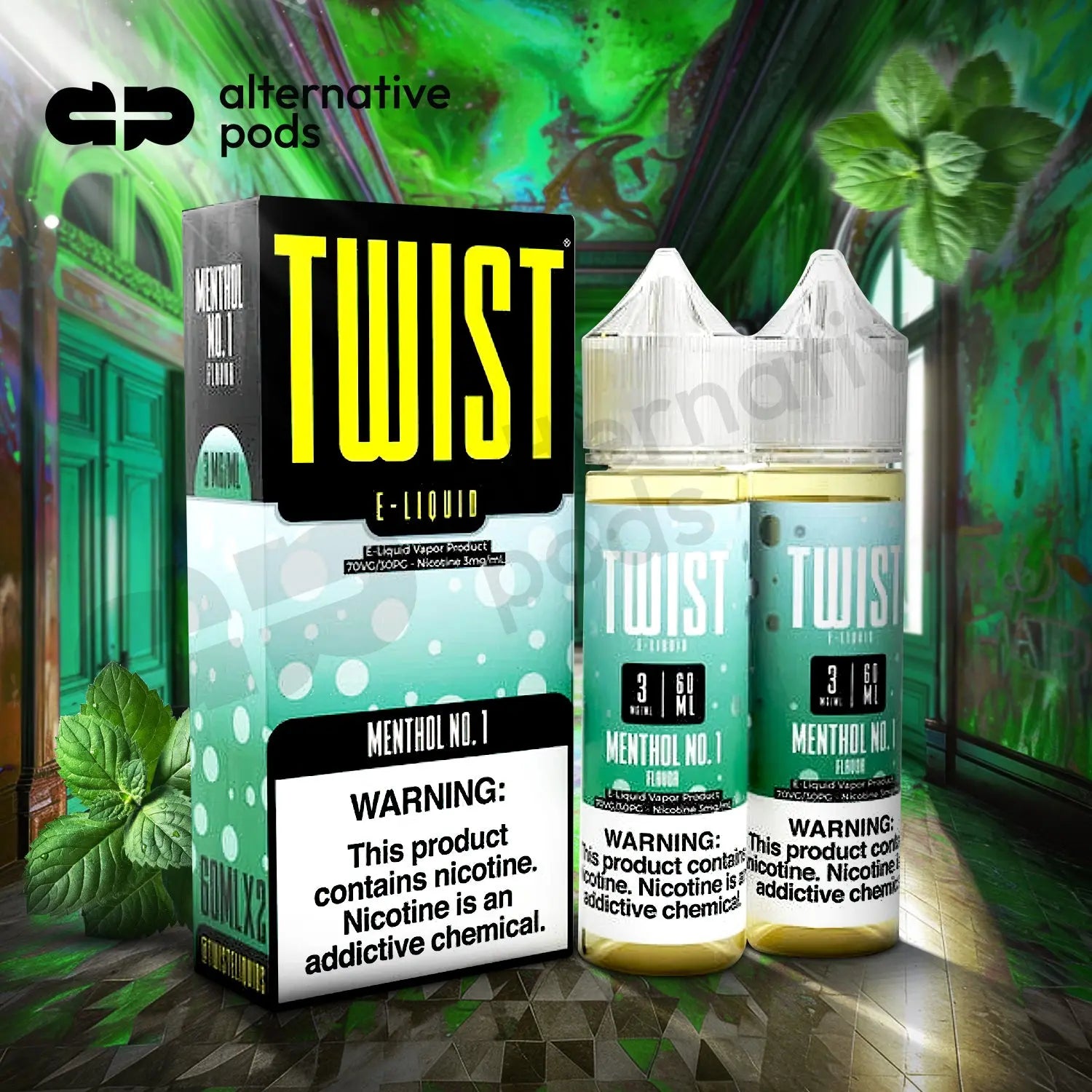 Twist E-Liquid 120ML (60ML x 2) Vape Juice Twist E-Liquid 120ML (60ML x 2) Vape Juice