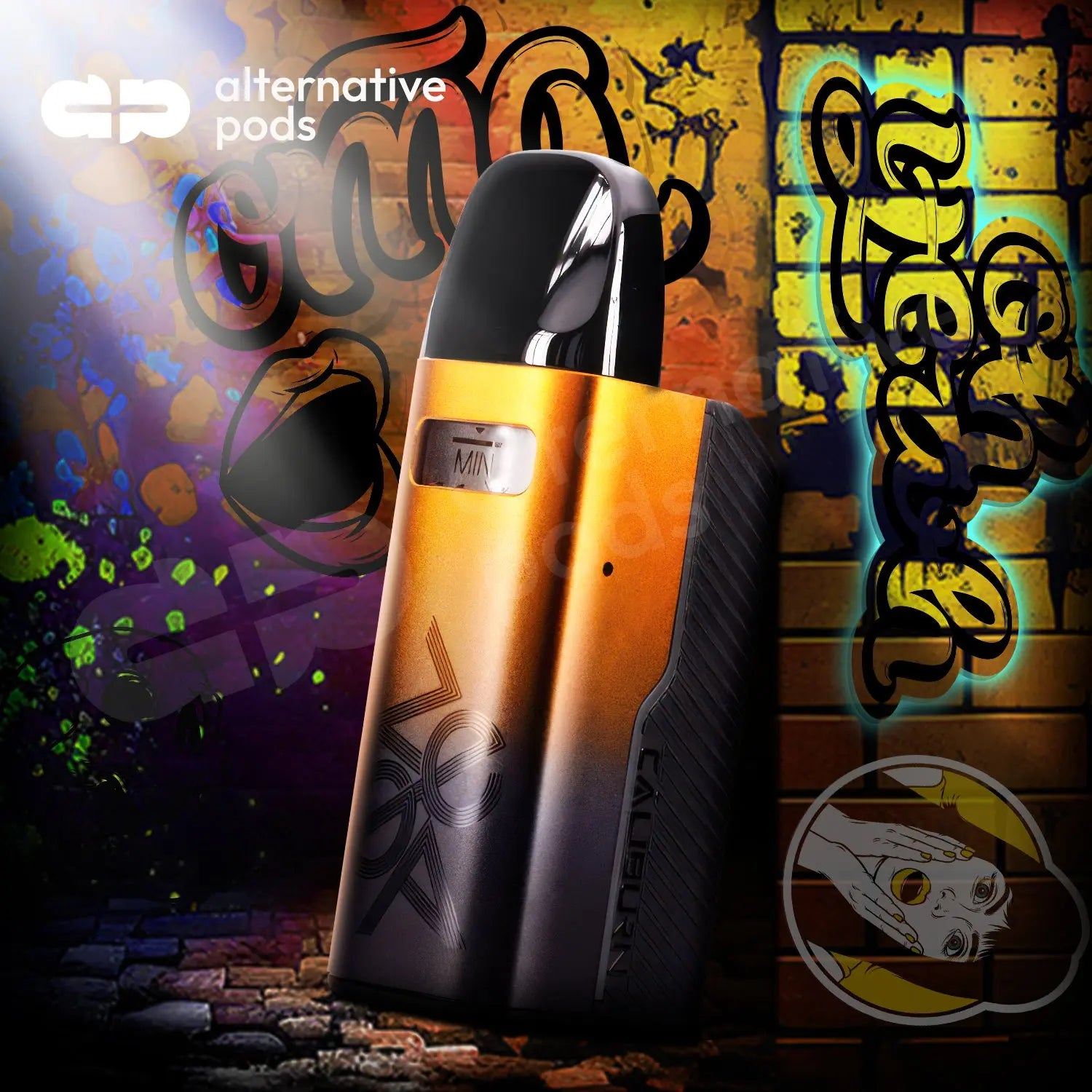 Uwell Caliburn GZ2 850mAh Pod System Starter Kit With Refillable 2ML C Uwell Caliburn GZ2 850mAh Pod System Starter Kit With Refillable 2ML C
