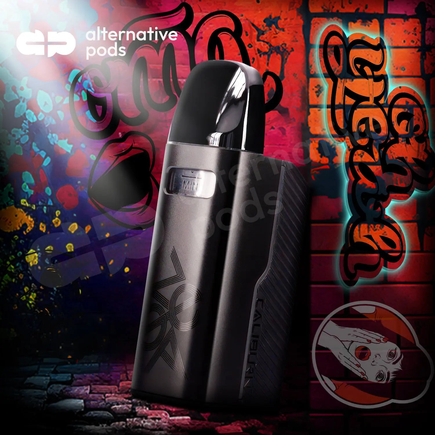 Uwell Caliburn GZ2 850mAh Pod System Starter Kit With Refillable 2ML C Uwell Caliburn GZ2 850mAh Pod System Starter Kit With Refillable 2ML C