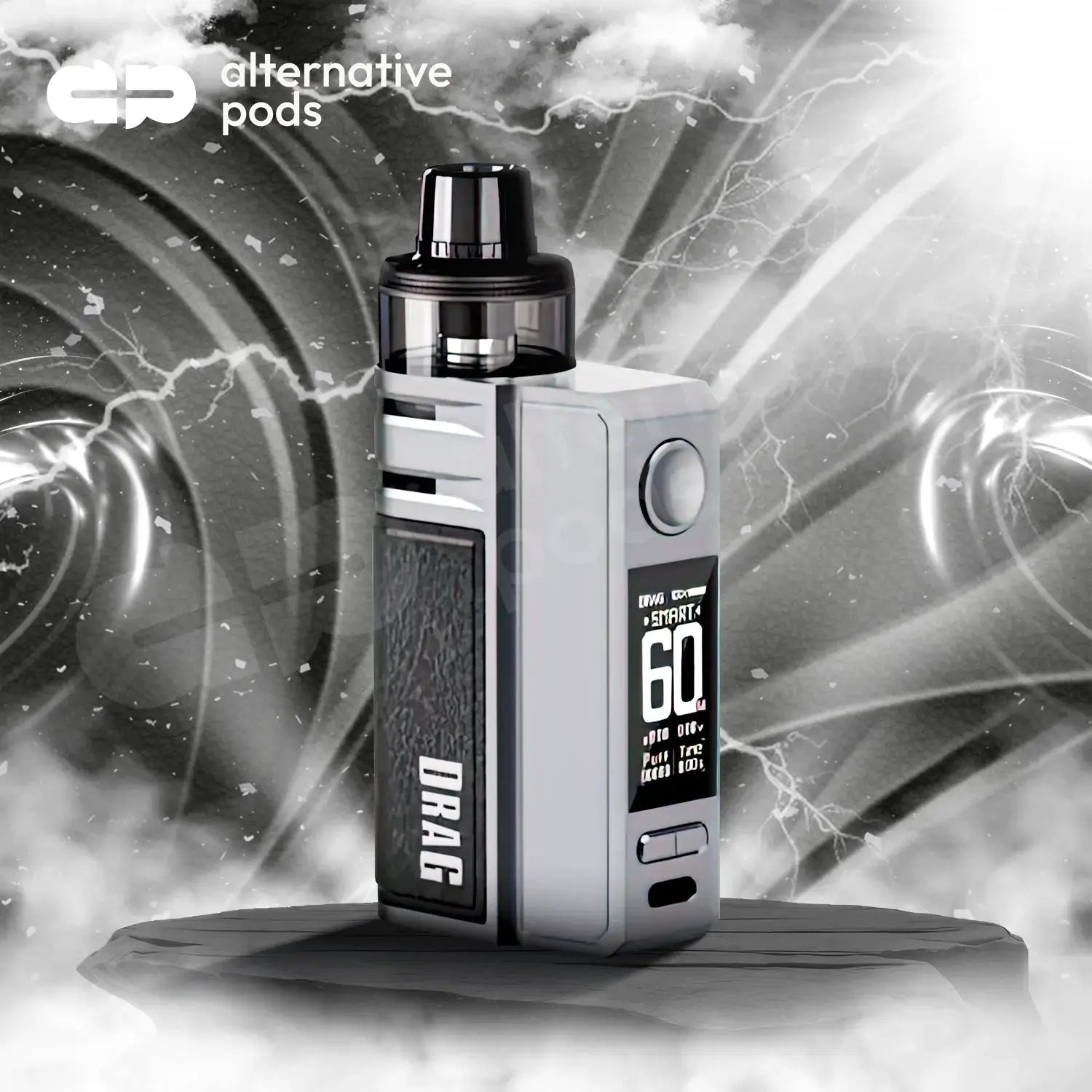VooPoo DRAG E60 2550mAh Pod System Starter Kit With Refillable 4.5ML P VooPoo DRAG E60 2550mAh Pod System Starter Kit With Refillable 4.5ML P