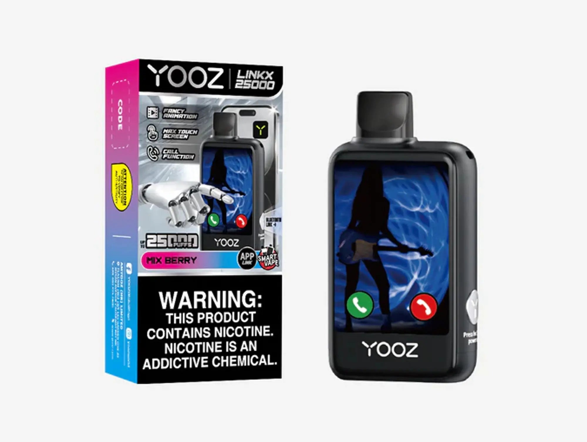 YOOZ LINKX 25K Disposable Vape 5% YOOZ LINKX 25K Disposable Vape 5%