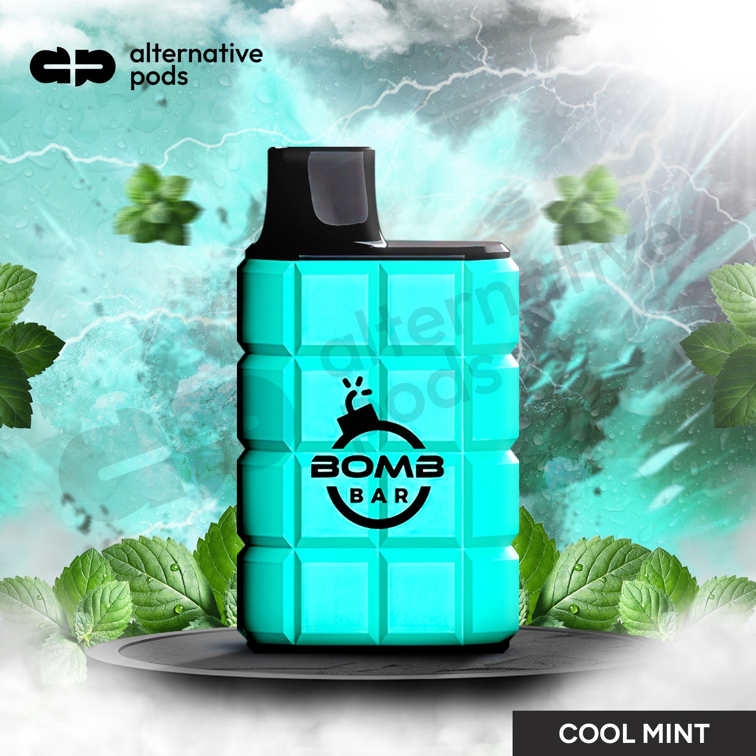 Bomb Bar X Podking 5000 Puffs Disposable Vape - Cool Mint