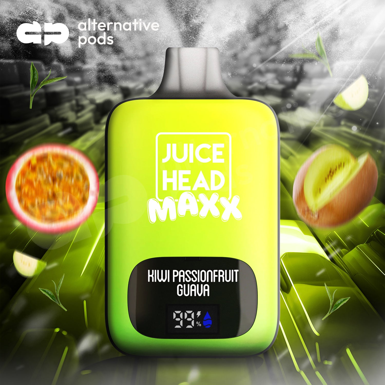 Juice Head Maxx 10000 - Kiwi Passionfruit Guava 