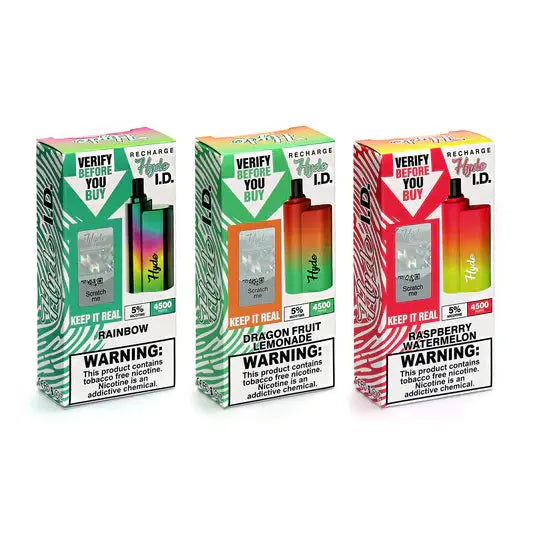 Flavor Profiles of Hyde I.D Recharge Disposable Vape